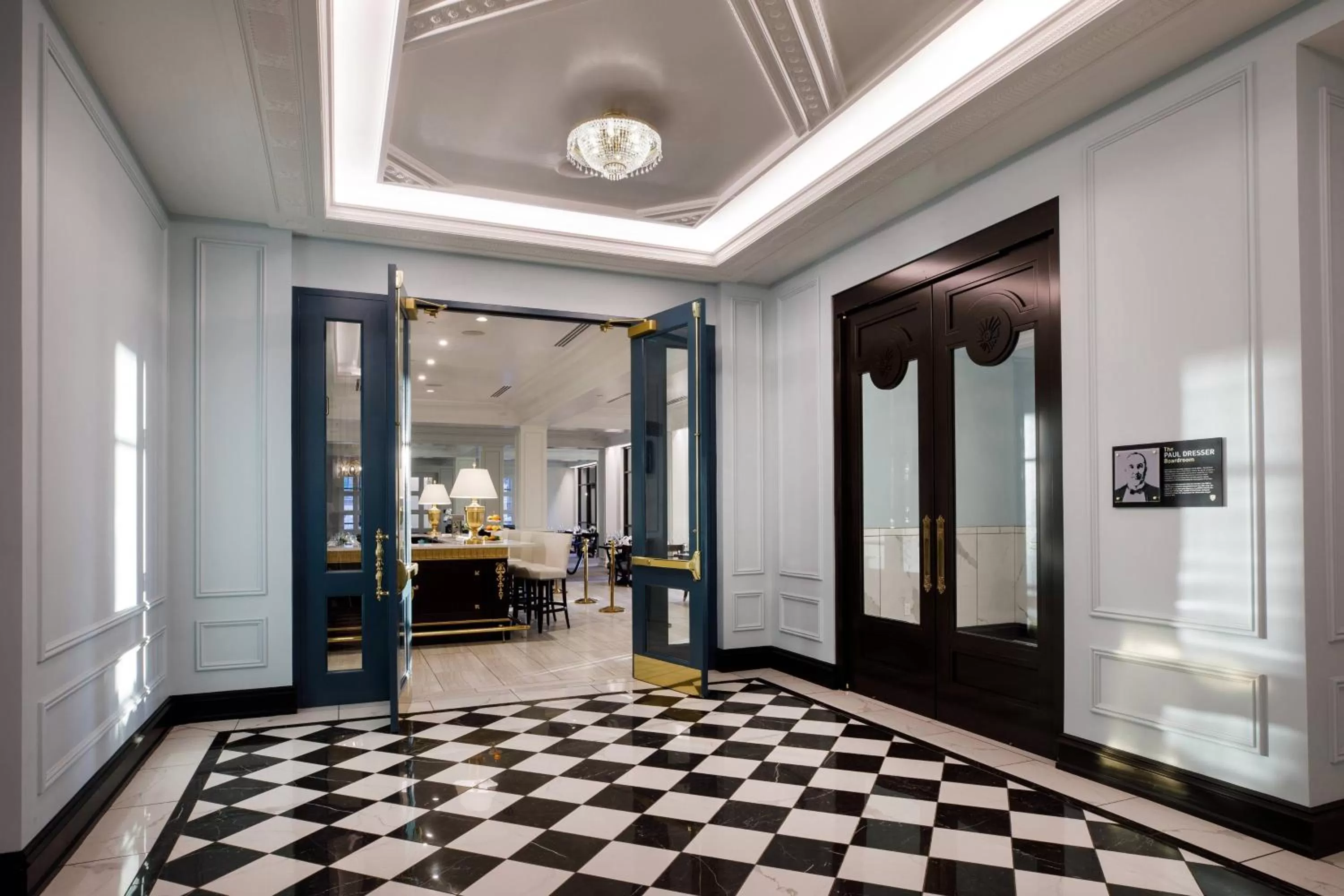 Lobby or reception, Bed in Hotel Carmichael, Autograph Collection