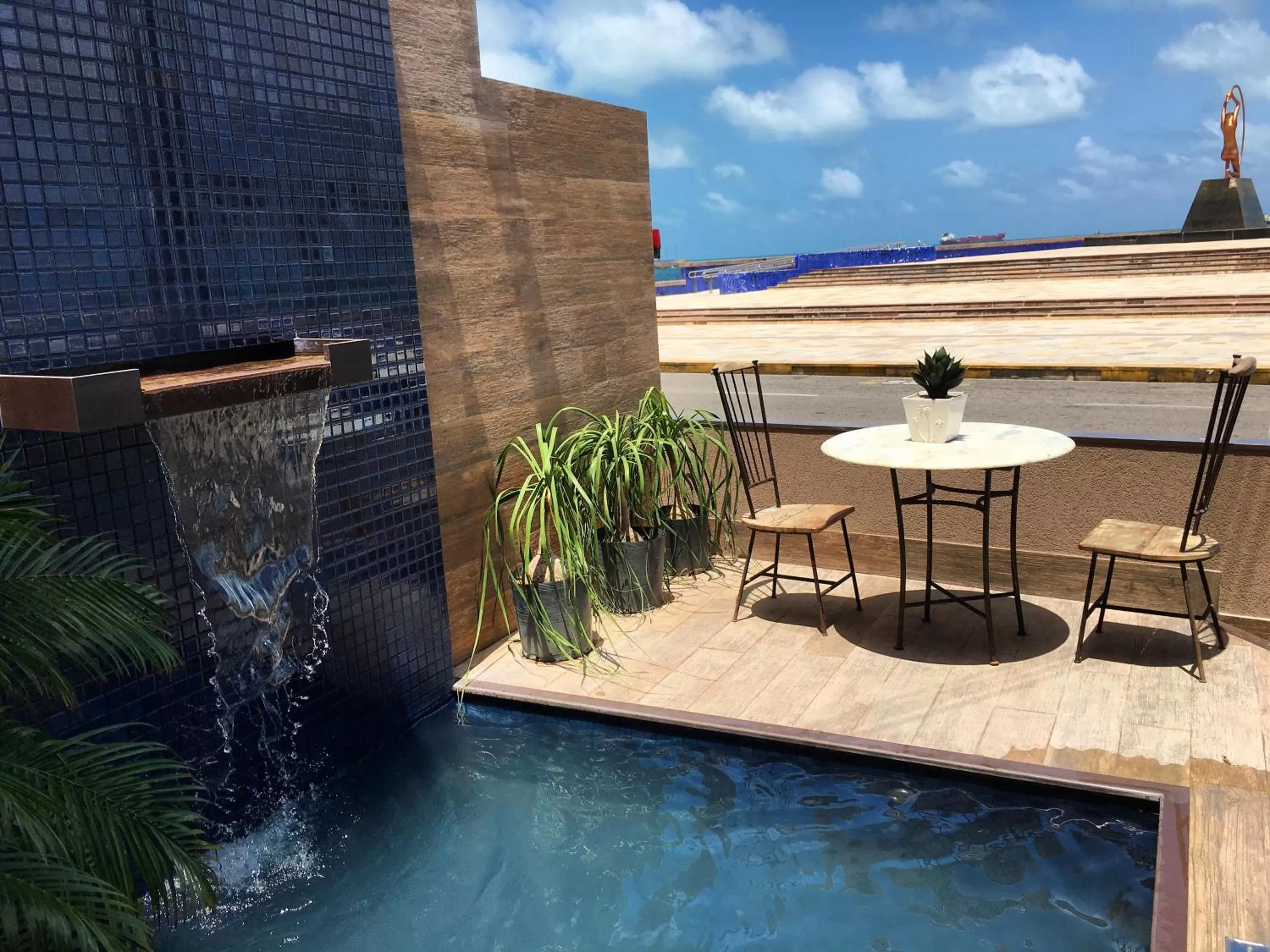 Patio in Fortmar Hotel