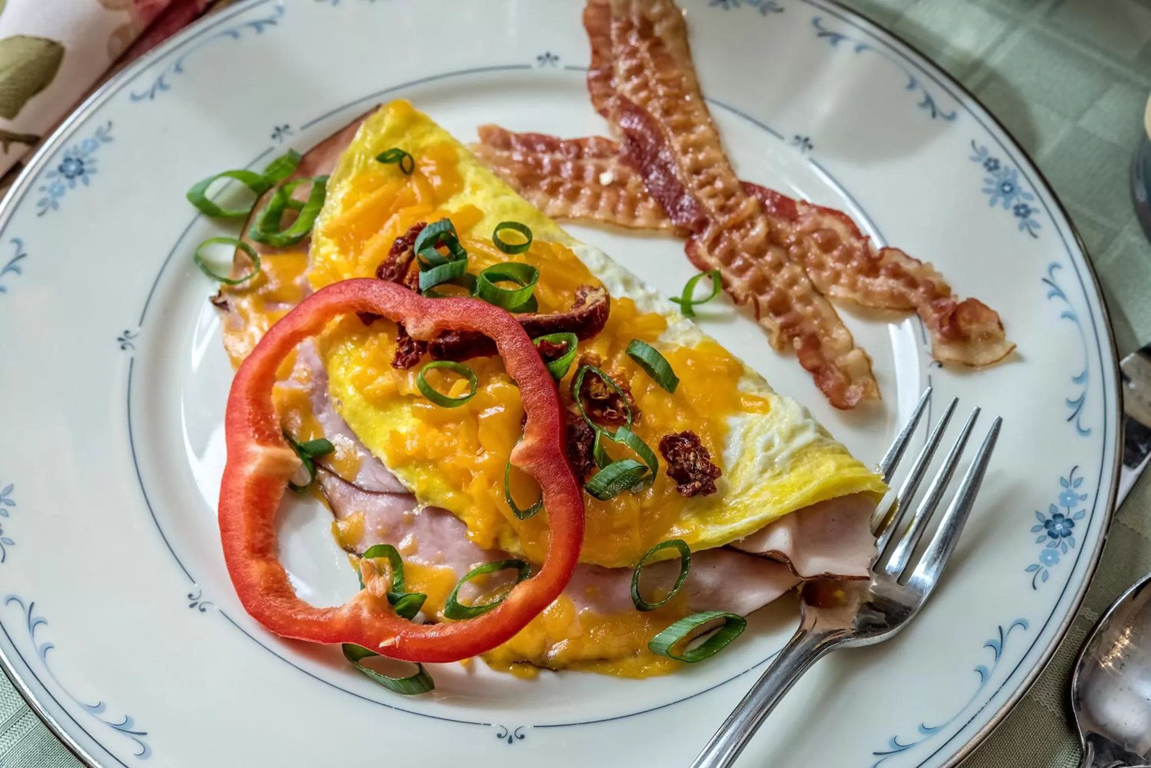 Food close-up in Silver Heart Inn & Cottages