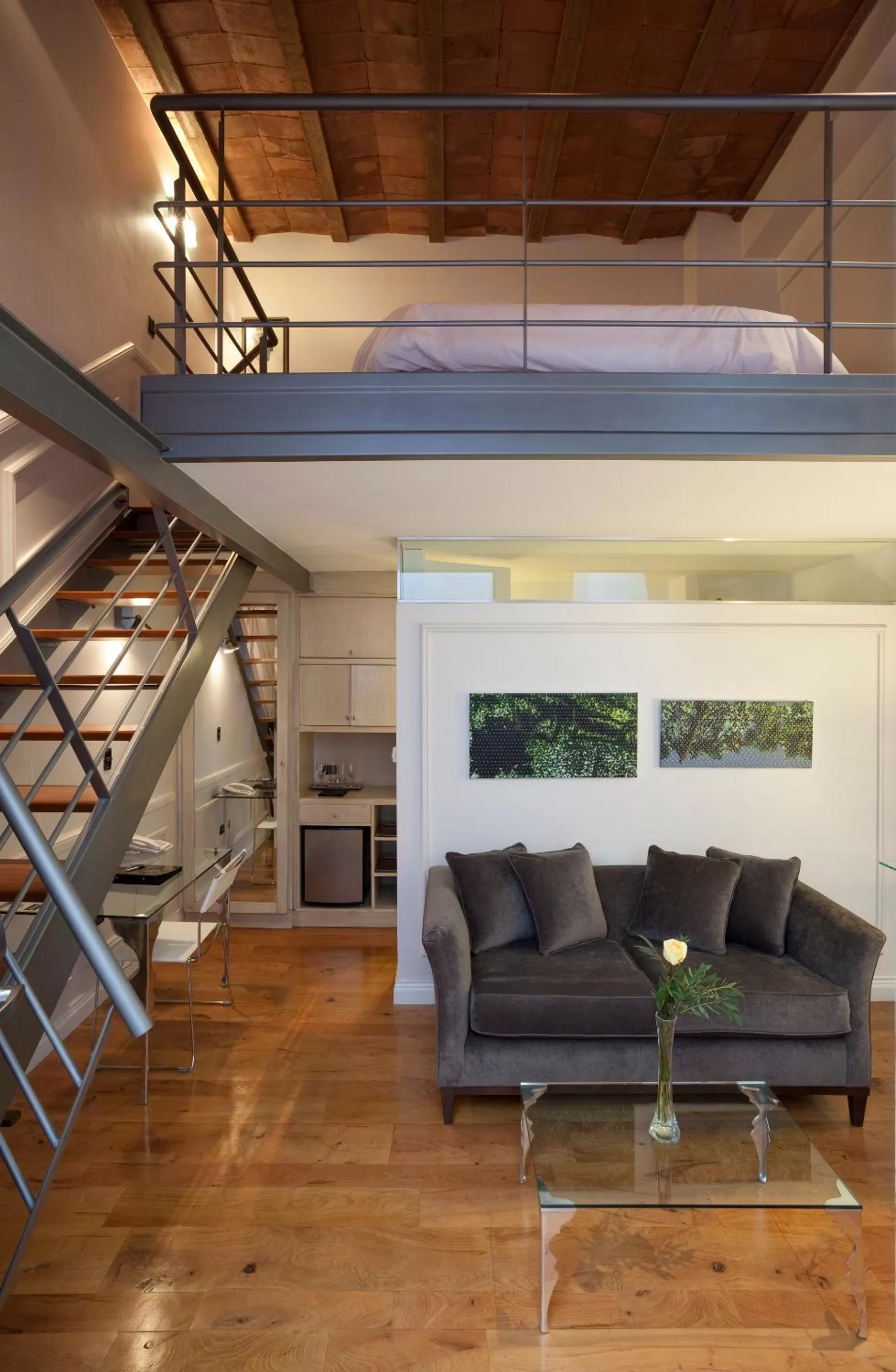 Living room in San Telmo Suites