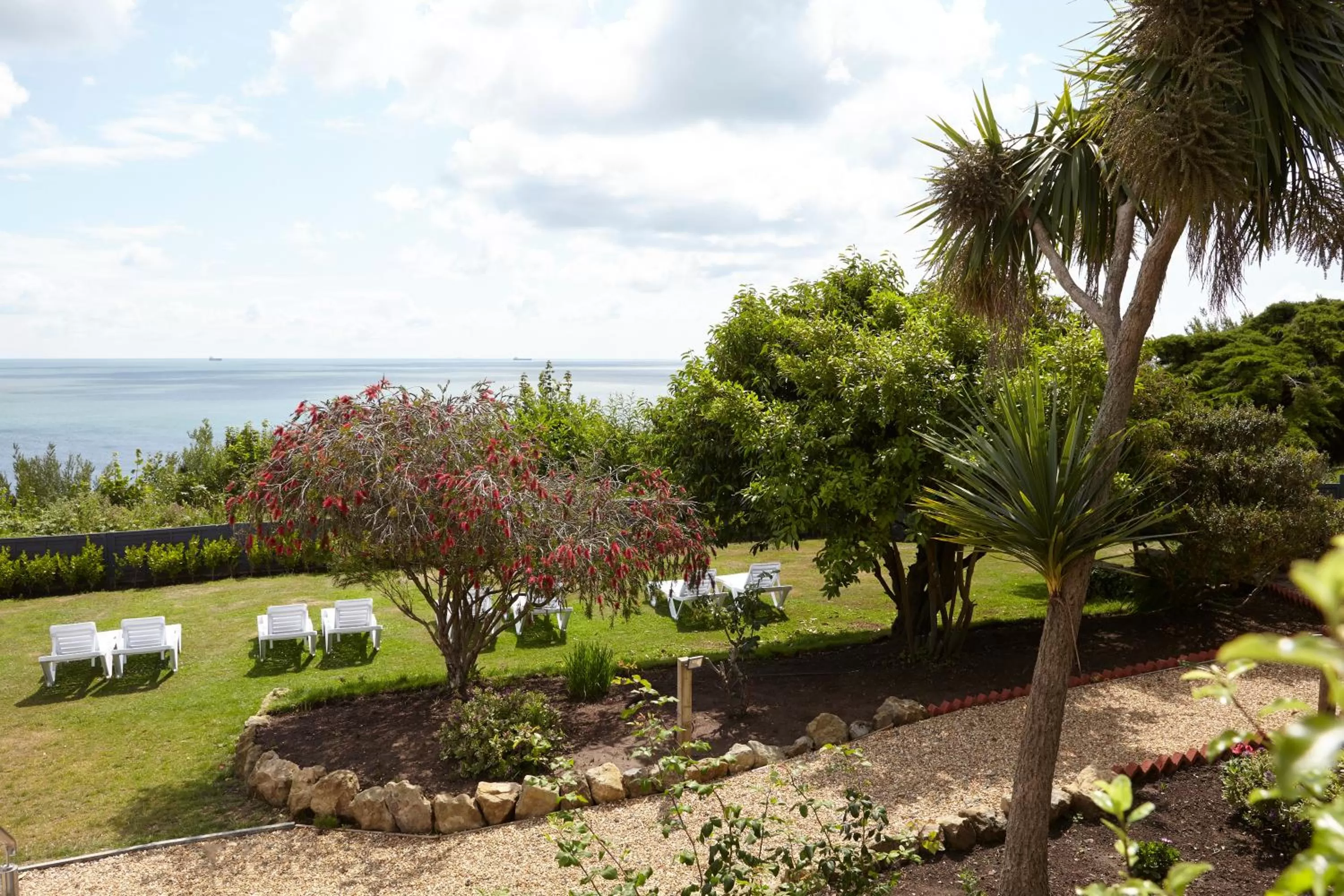 Garden in Luccombe Hall Hotel