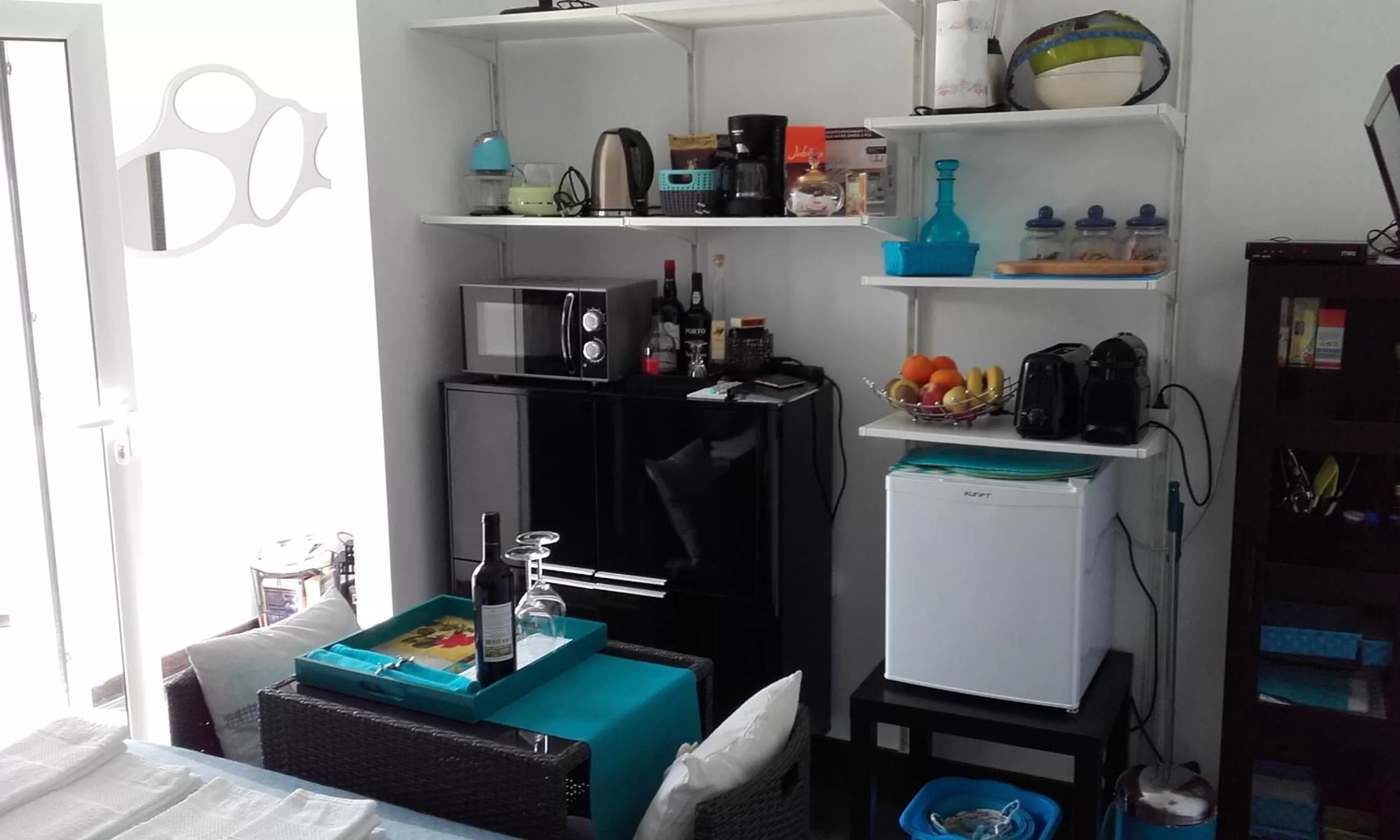 Coffee/tea facilities in Tavira independent suite with Pool at Casa Reflexos