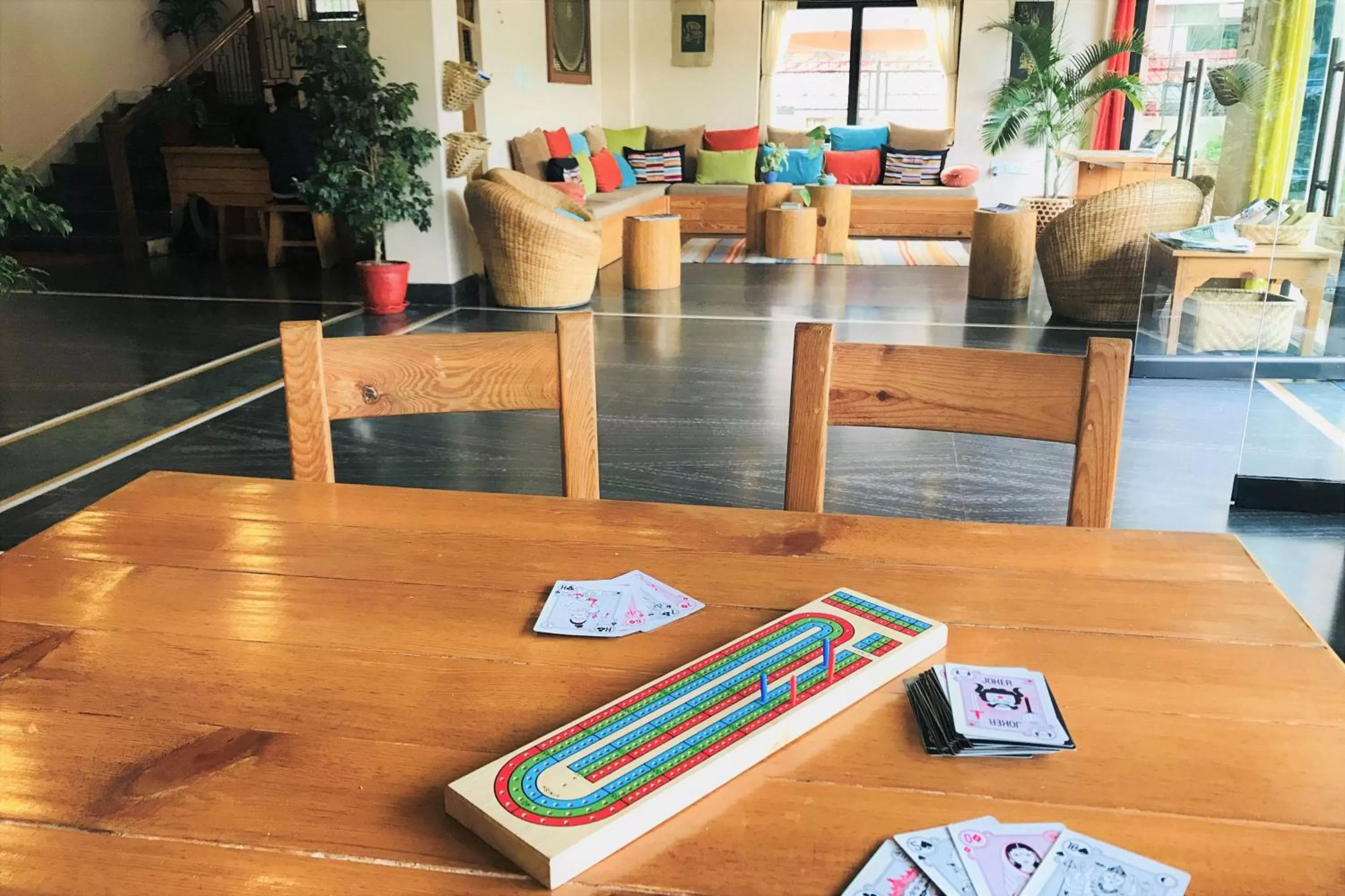 Lobby or reception in Hotel Karuna