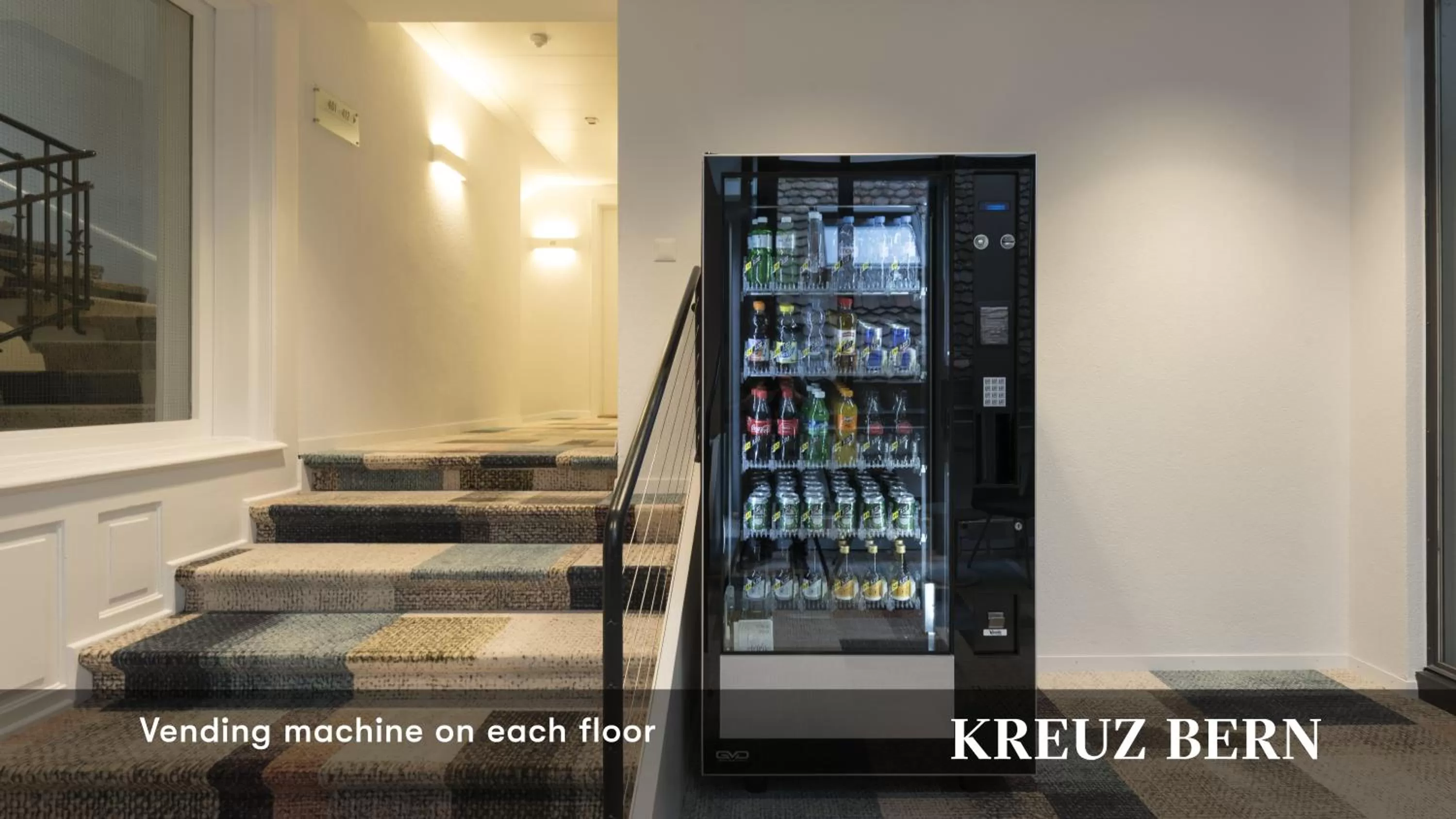 Decorative detail in Kreuz Bern Modern City Hotel