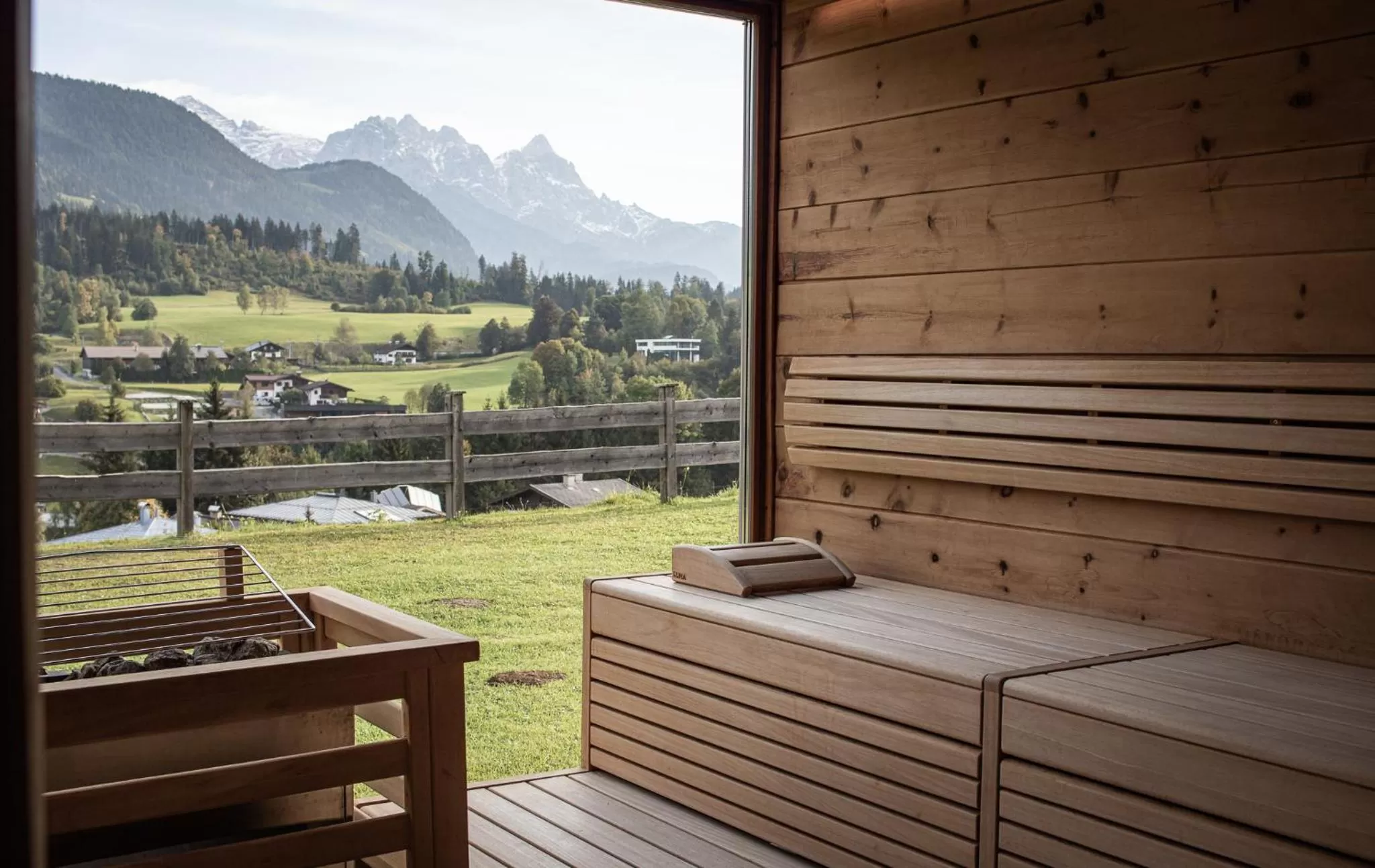 Sauna in Farm Hotel Chalet Grosslehen