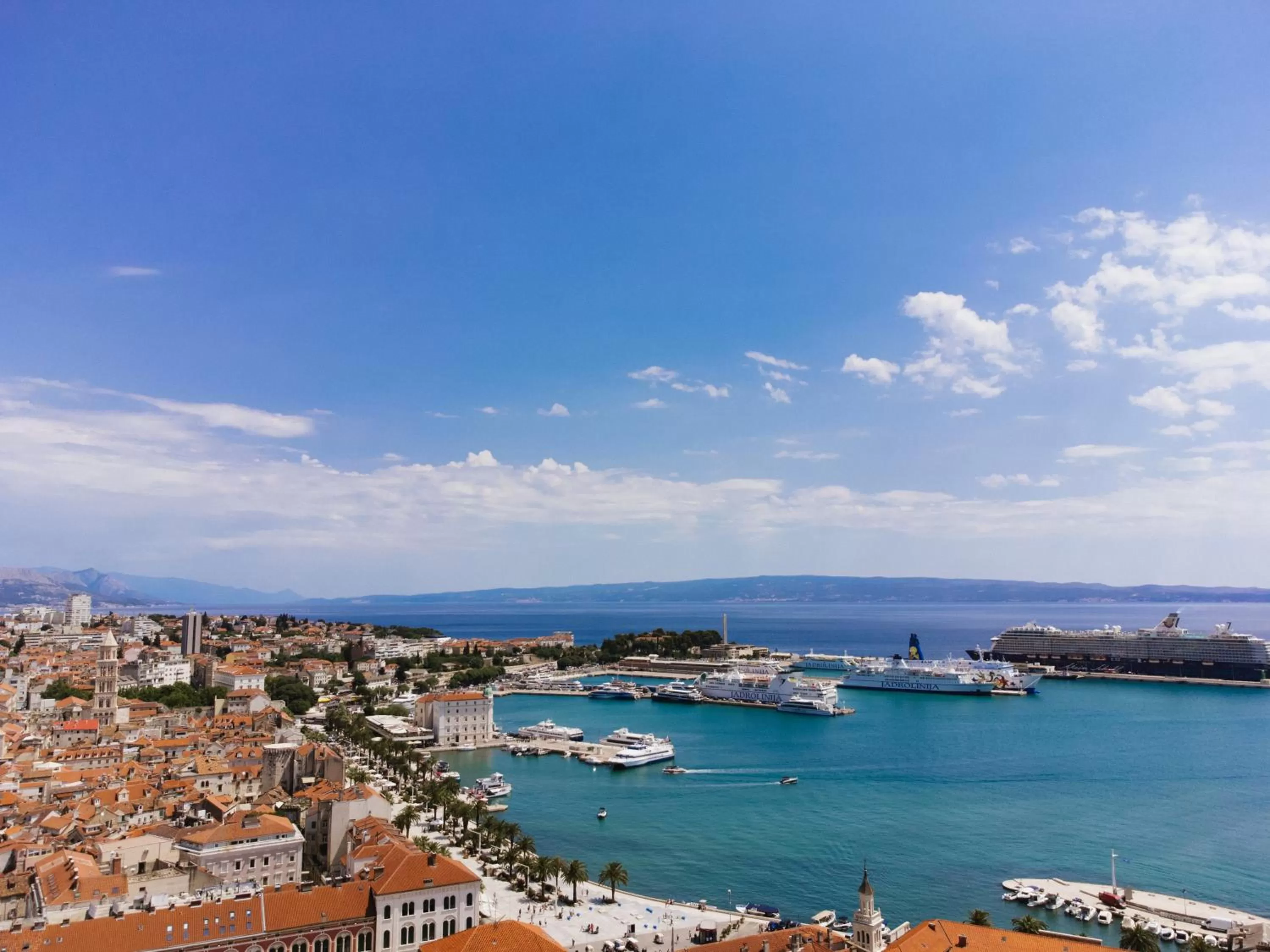 Bird's eye view in Heritage Rooms Split Olympic Dream