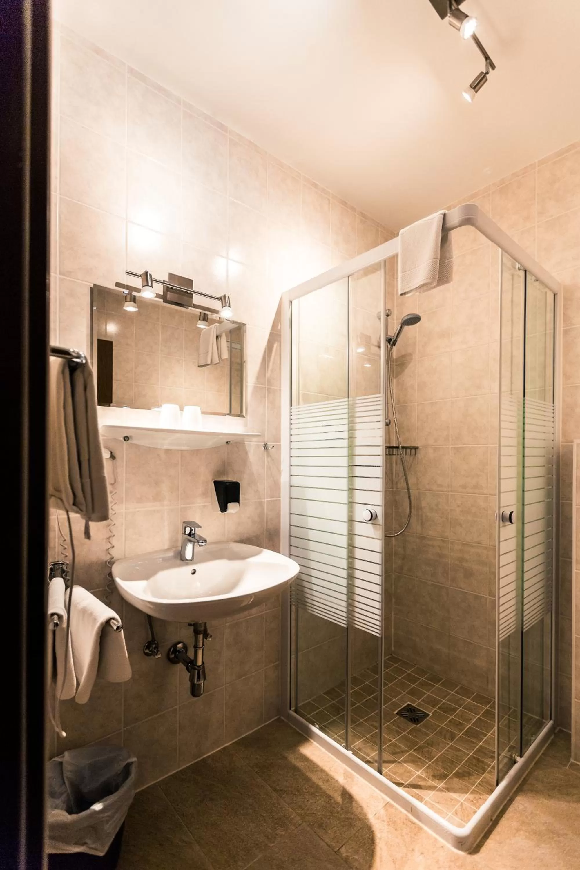 Bathroom in Hotel Restaurant Schwartz