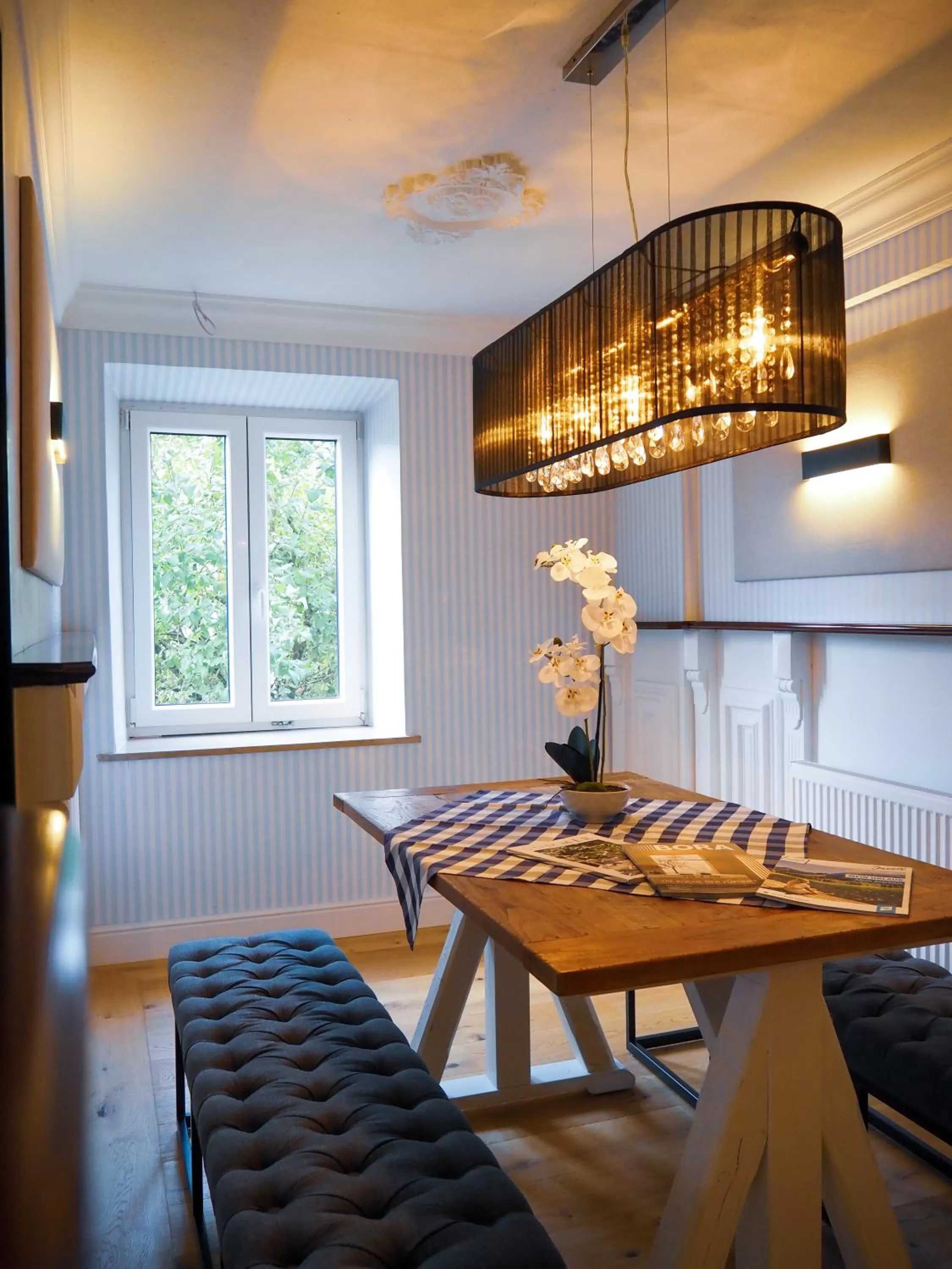 Dining Area in Sauna & Whirlpool - ALPENLIEBE APARTments