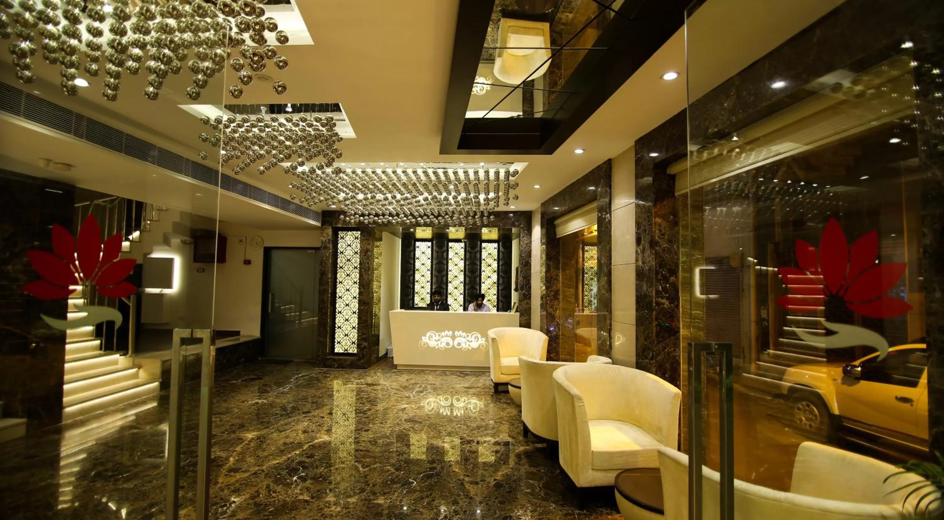 Lobby or reception in Hotel The Prime Balaji Deluxe, City Centre, With Free Airport Pickup