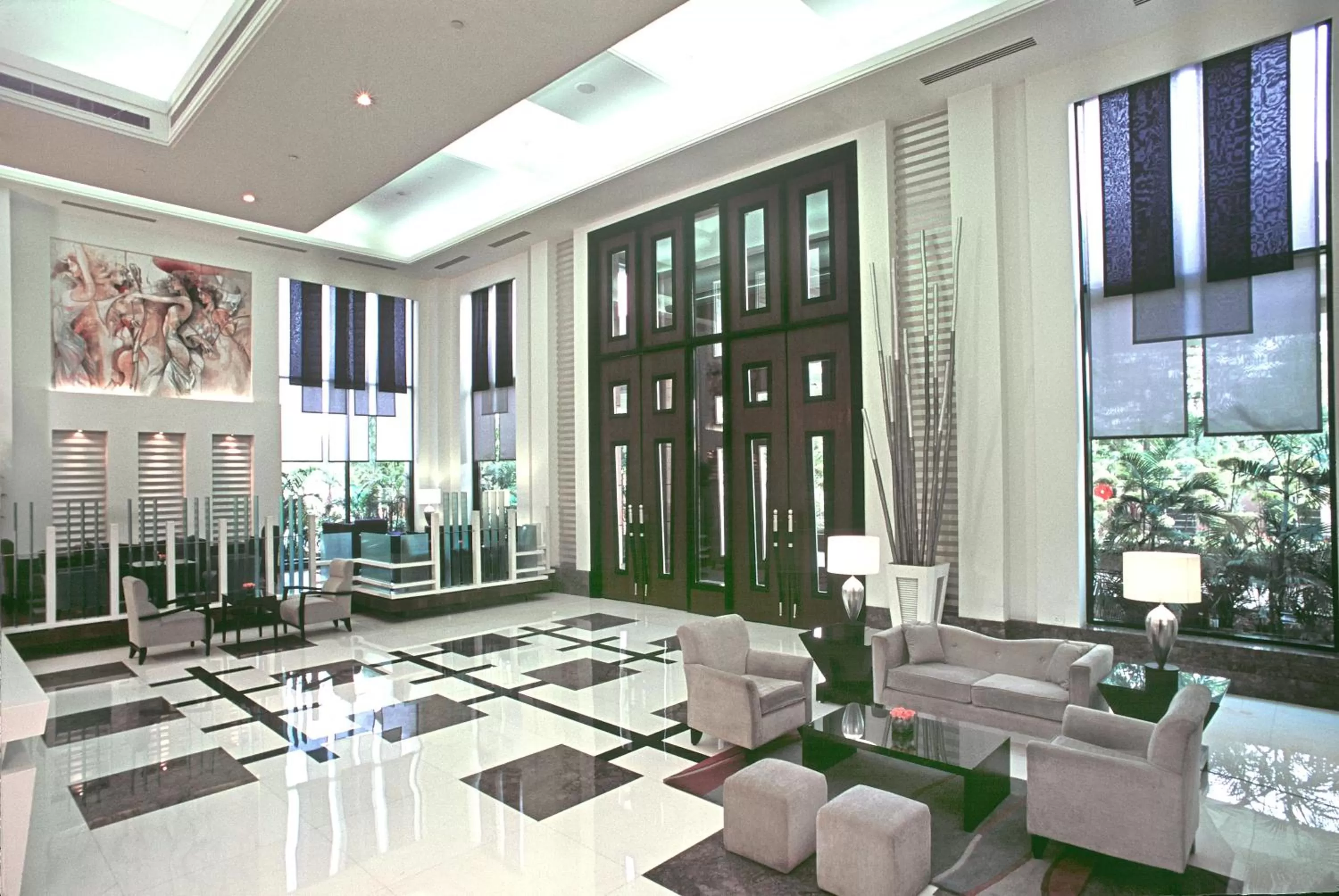 Lobby or reception in Radisson Noida