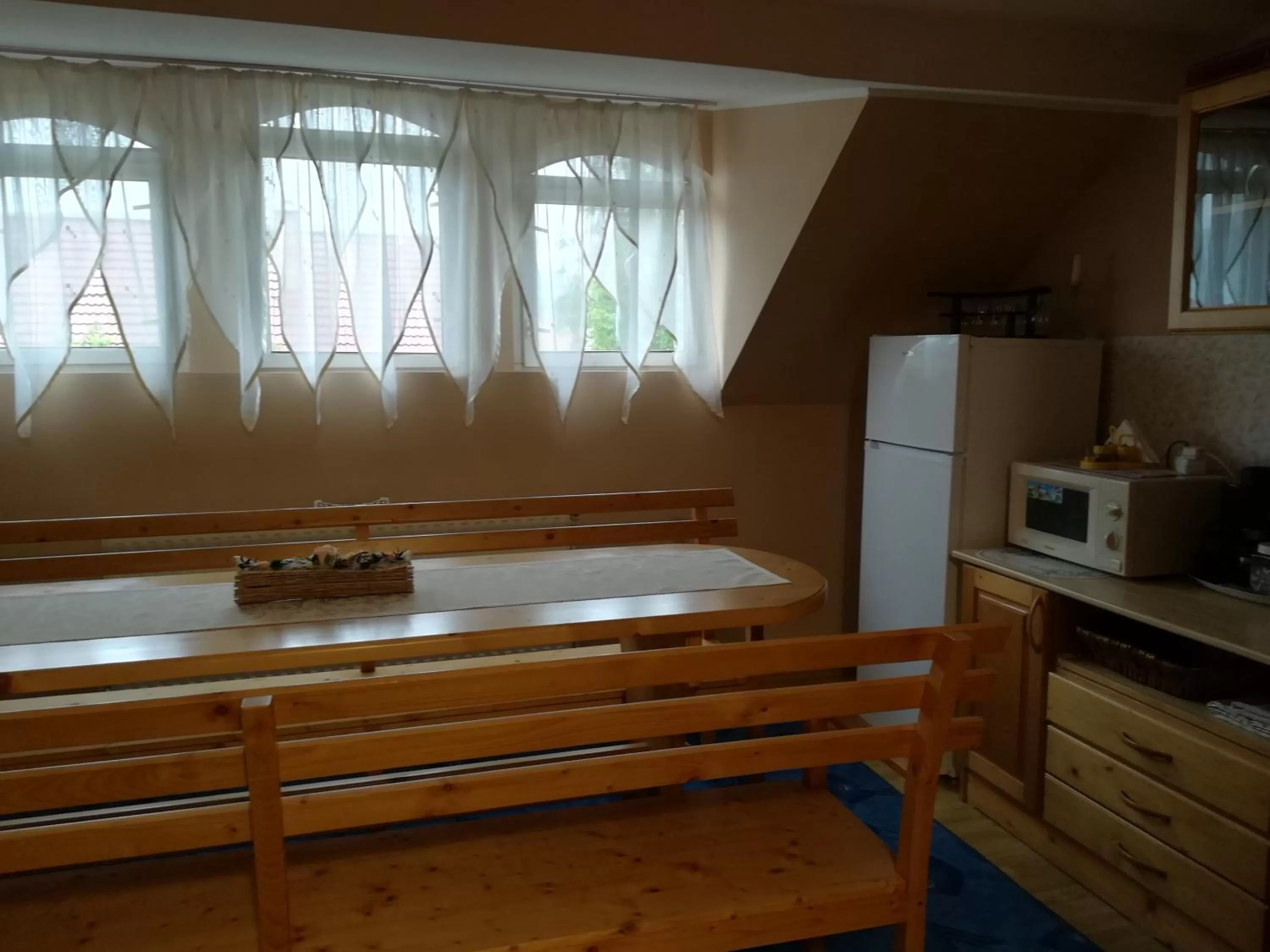 Kitchen or kitchenette in Nárcisz B&B