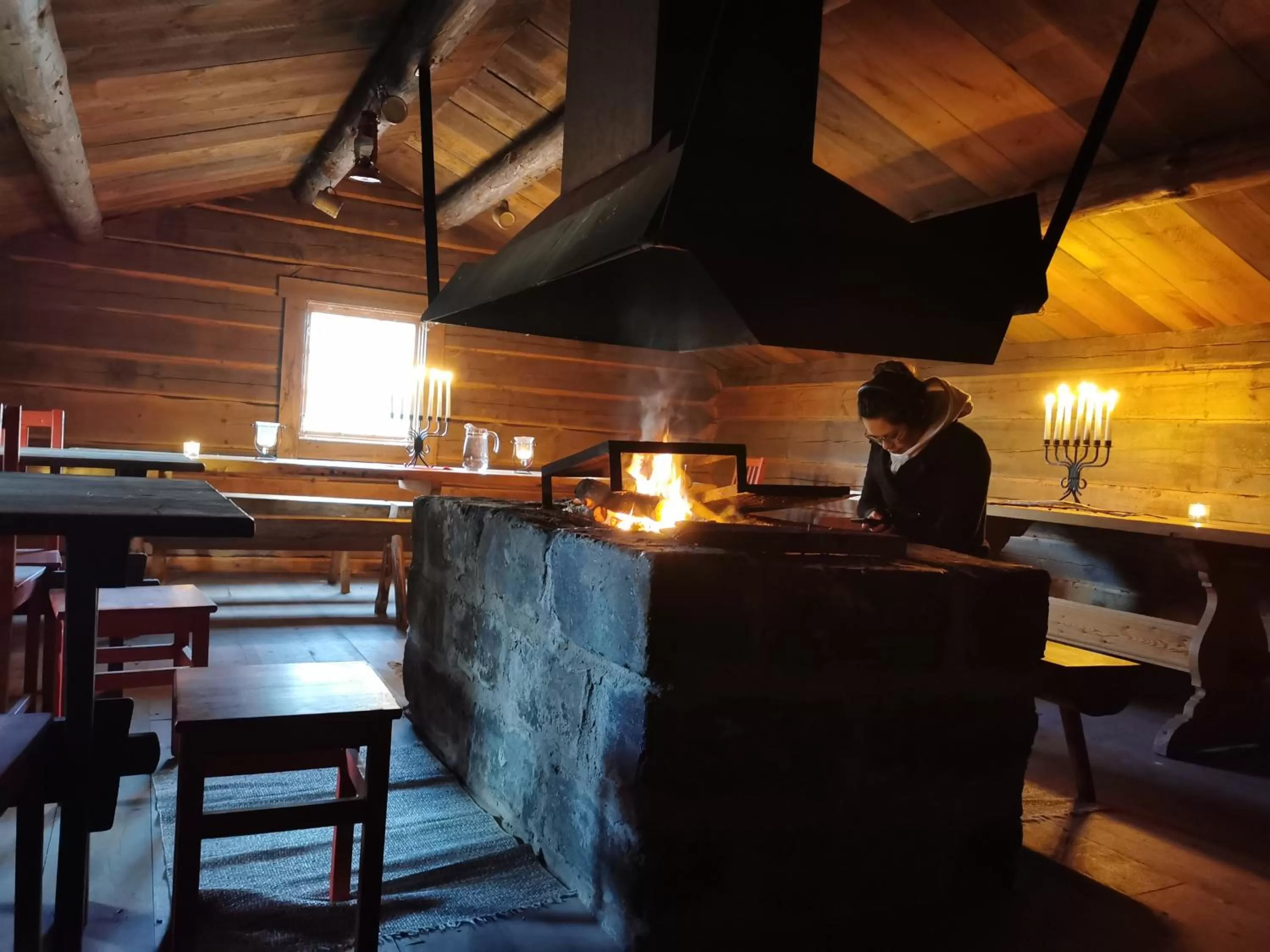 Staff in Ulfshyttans Herrgård, nära Romme Alpin