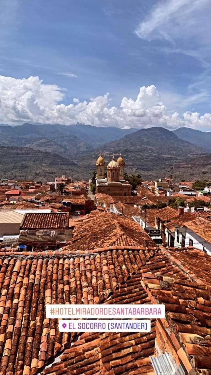 Bird's eye view in Hotel Mirador de Santa Bárbara