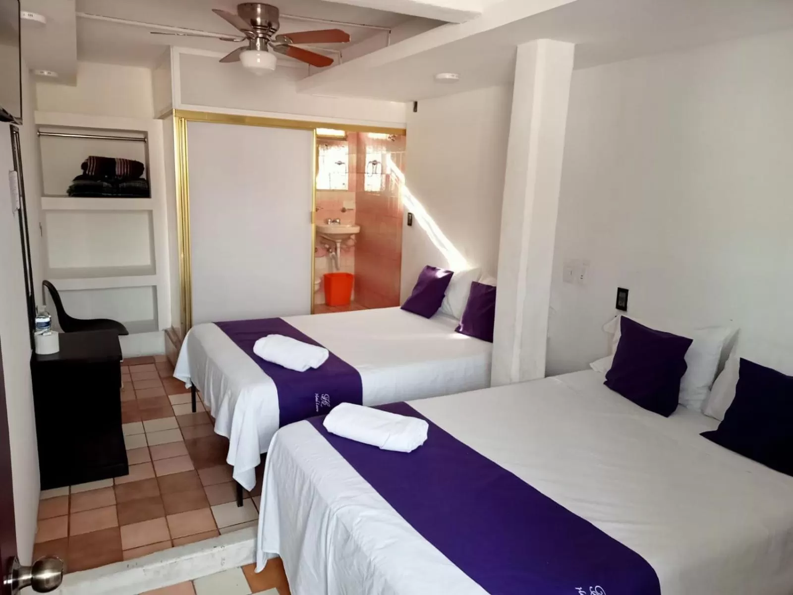 Bed in Hotel Posada Laura