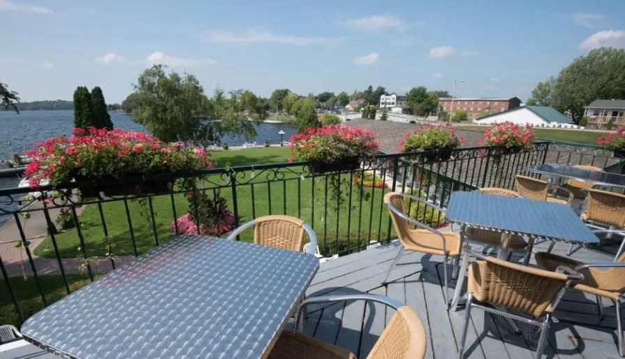 Patio in The Gananoque Inn