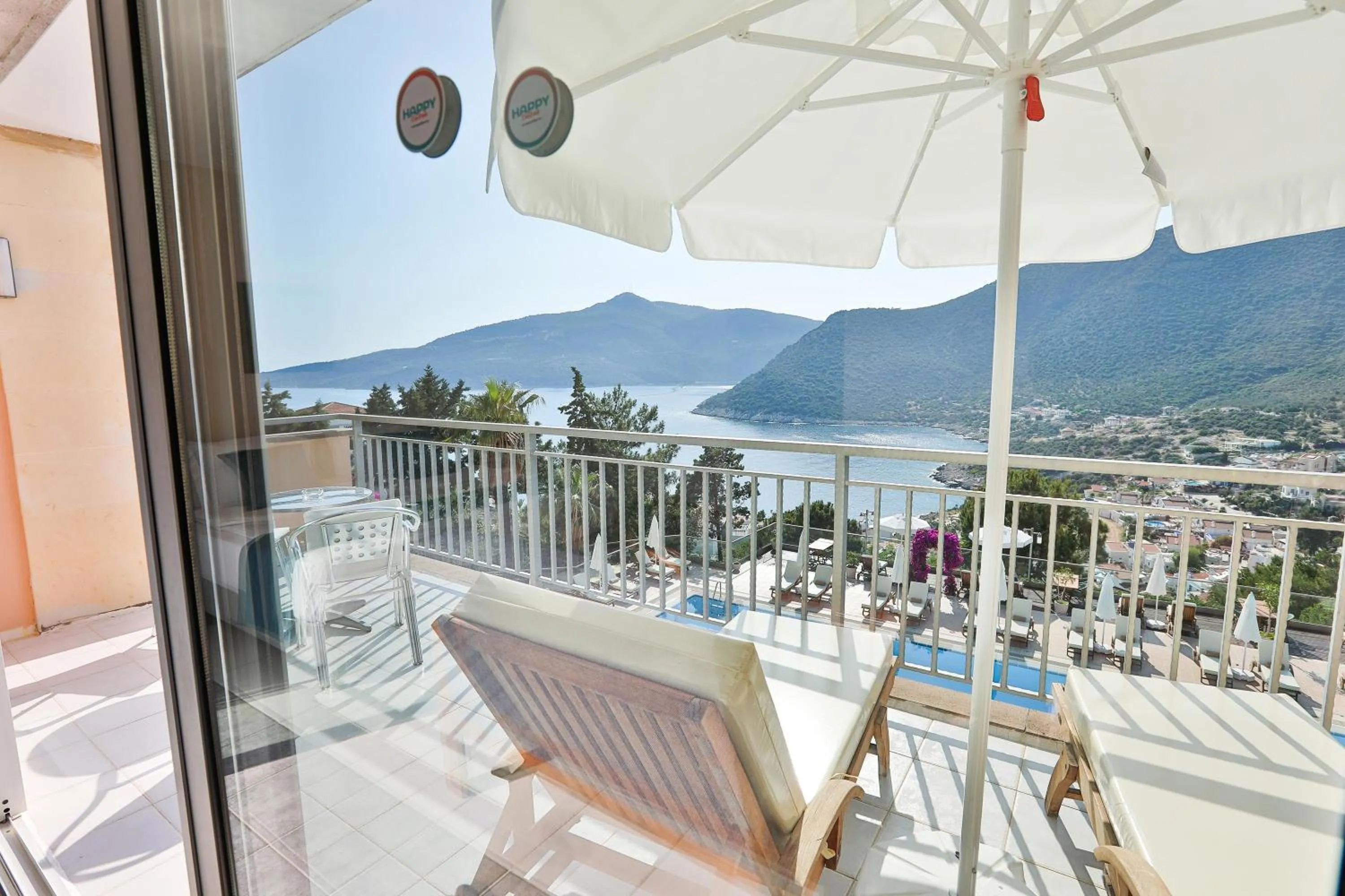 Balcony/Terrace in Happy Hotel Kalkan