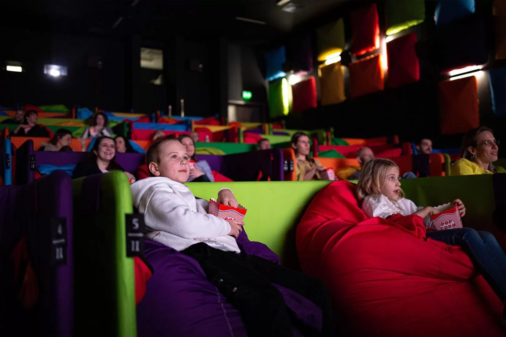 Communal lounge/ TV room in X-BIONIC Hotel