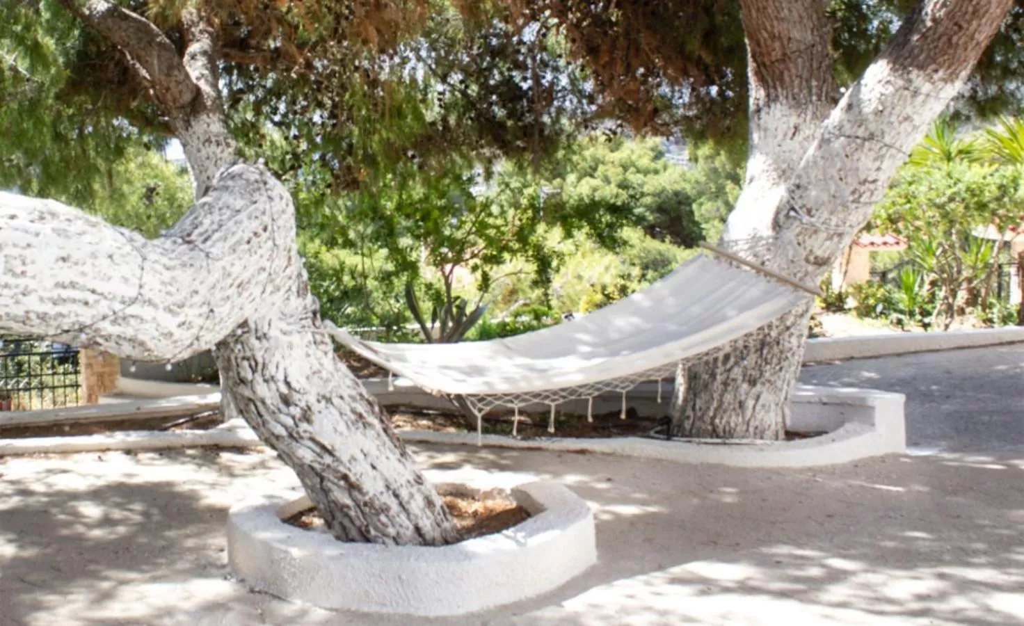 Patio in Pefkides Aegina Boutique Apartments