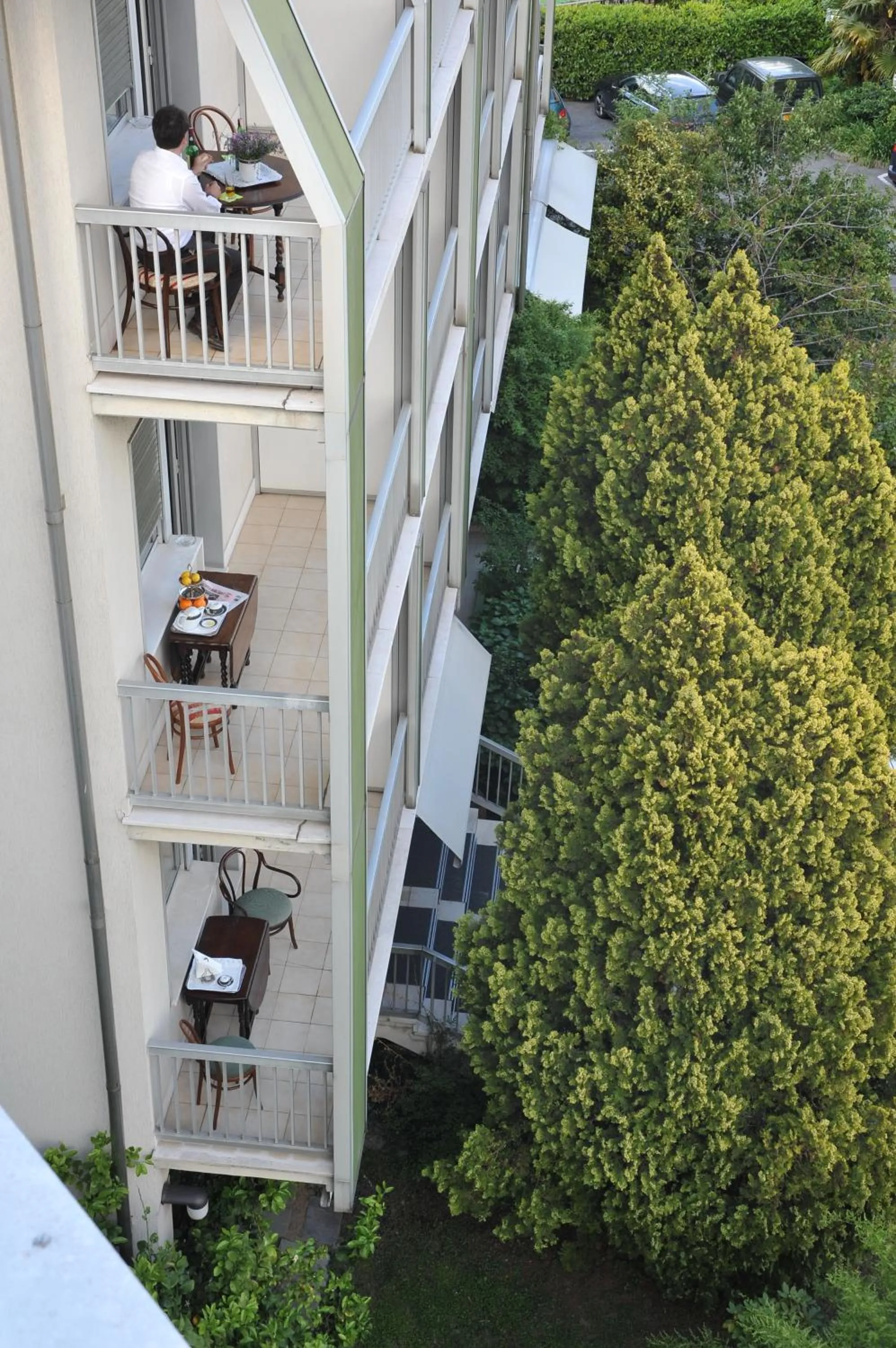 Balcony/Terrace in Hotel Ghironi