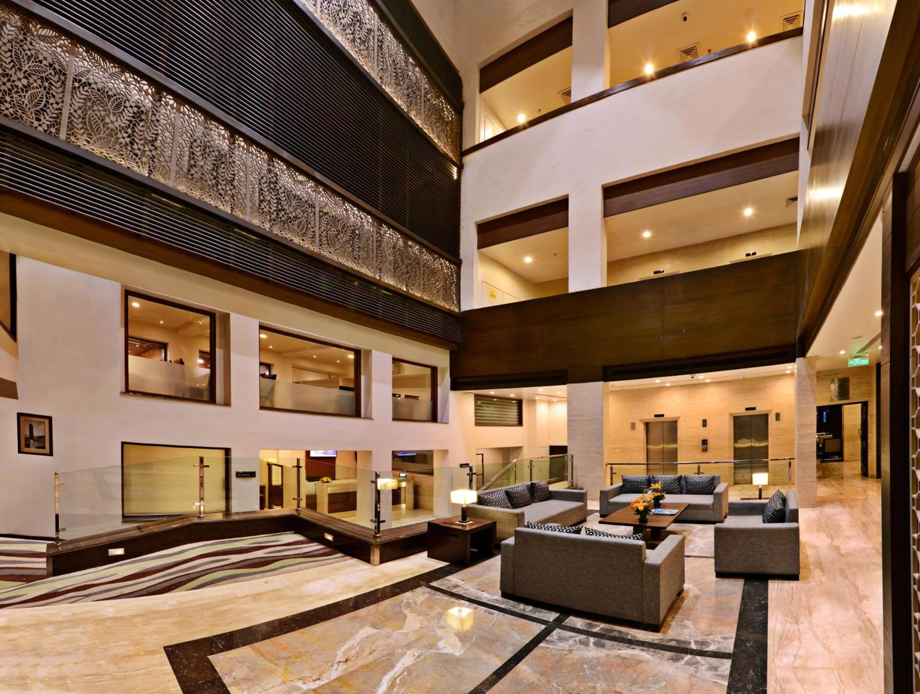 Lobby or reception in Leisure Inn Grand Chanakya