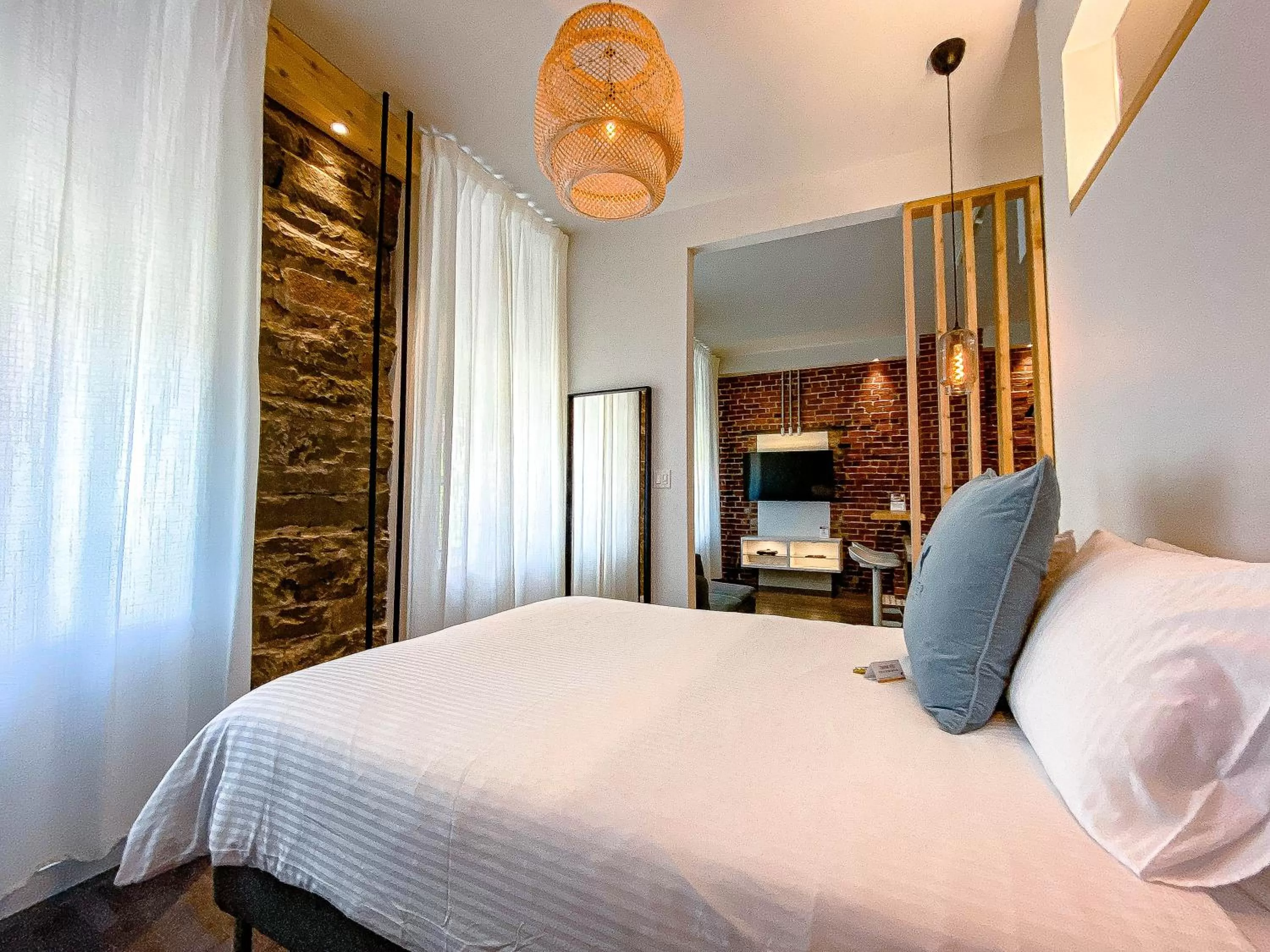 Bed in Maison Évangéline by Bower Hotels & Suites