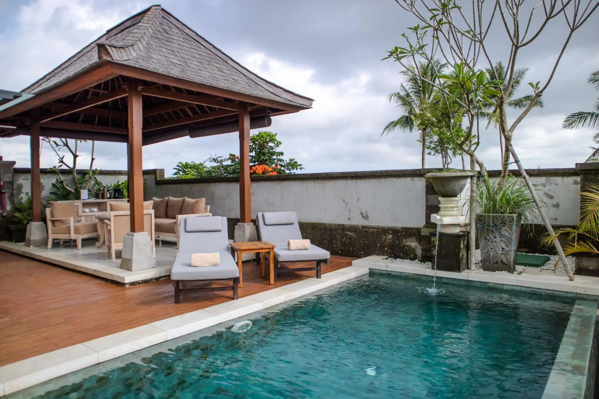 Pool view in Visesa Ubud Resort