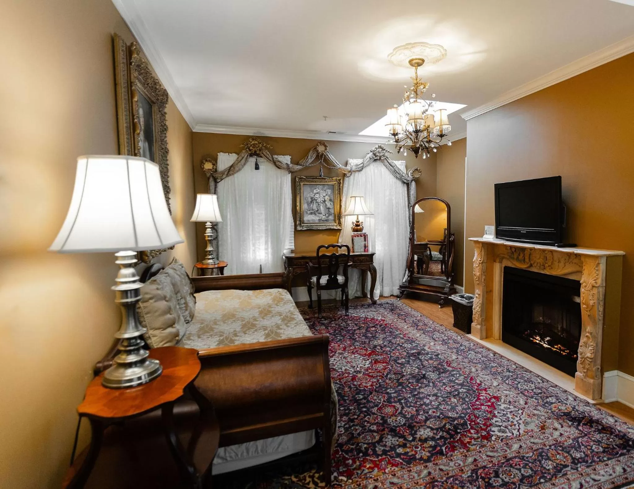 Seating Area in 1840s Carrollton Inn
