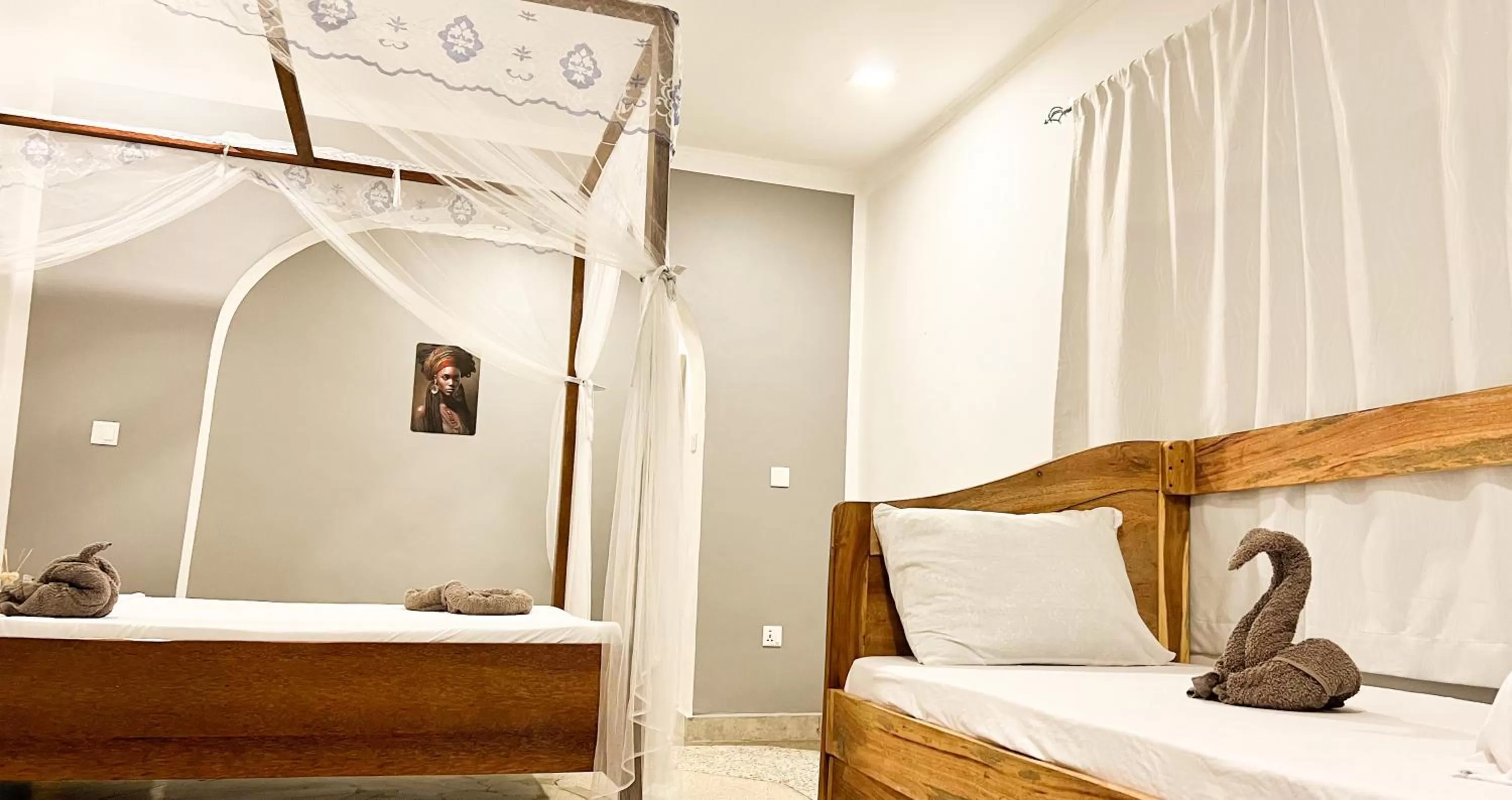 Bed in Seashore Villa