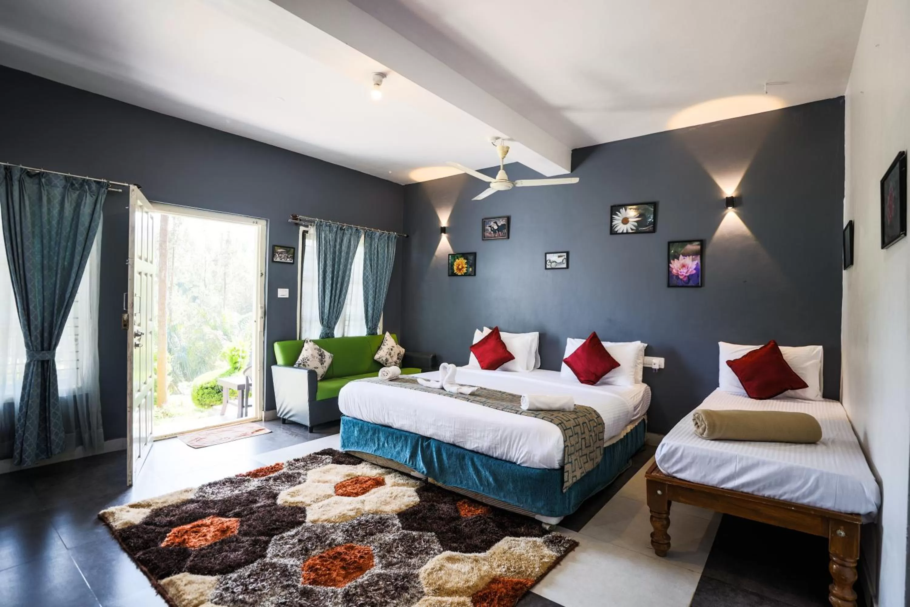 Bedroom, Bed in The Spectrum Resort - Chikmagalur