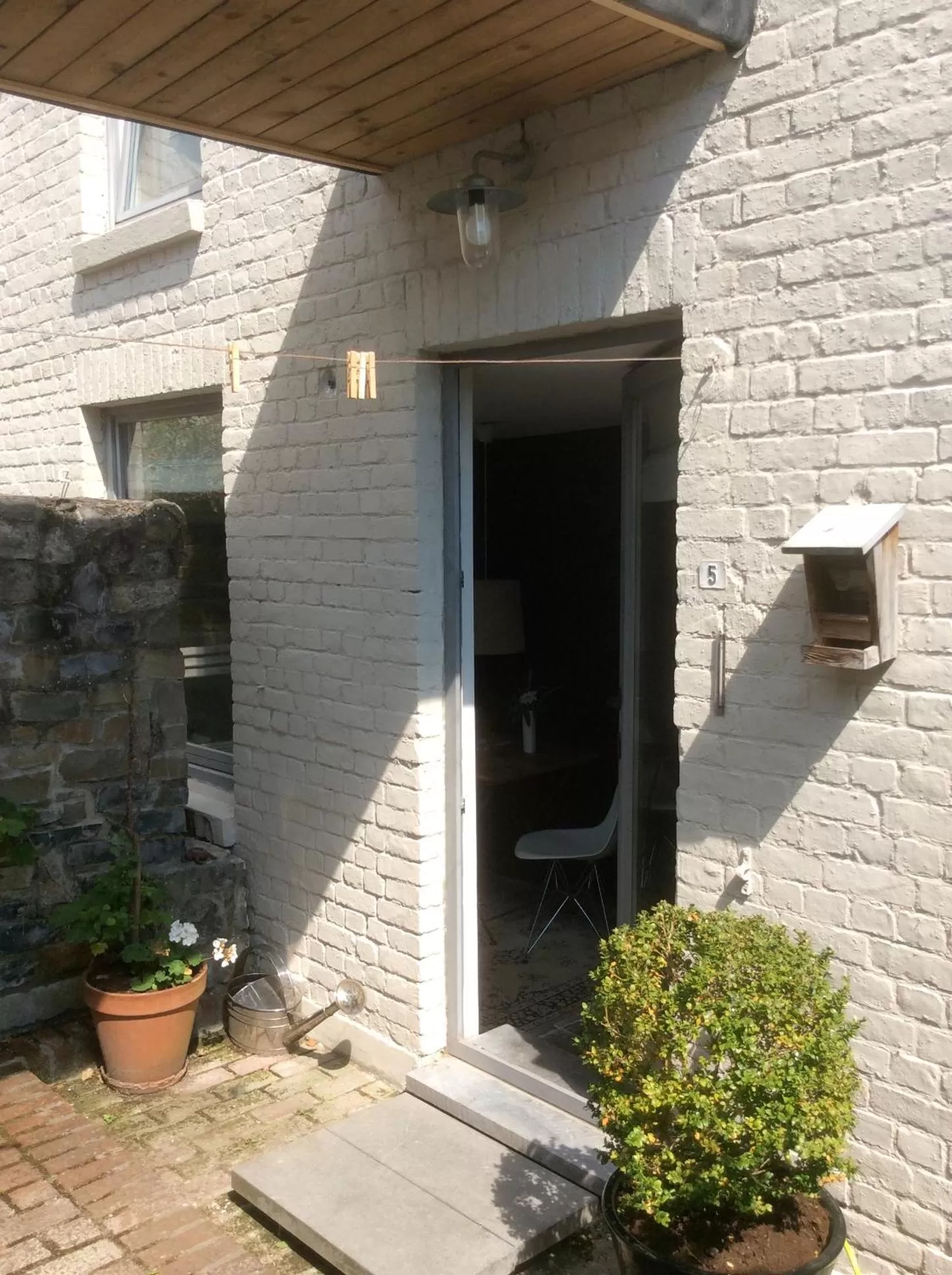 Facade/entrance in B&B La Ruelle