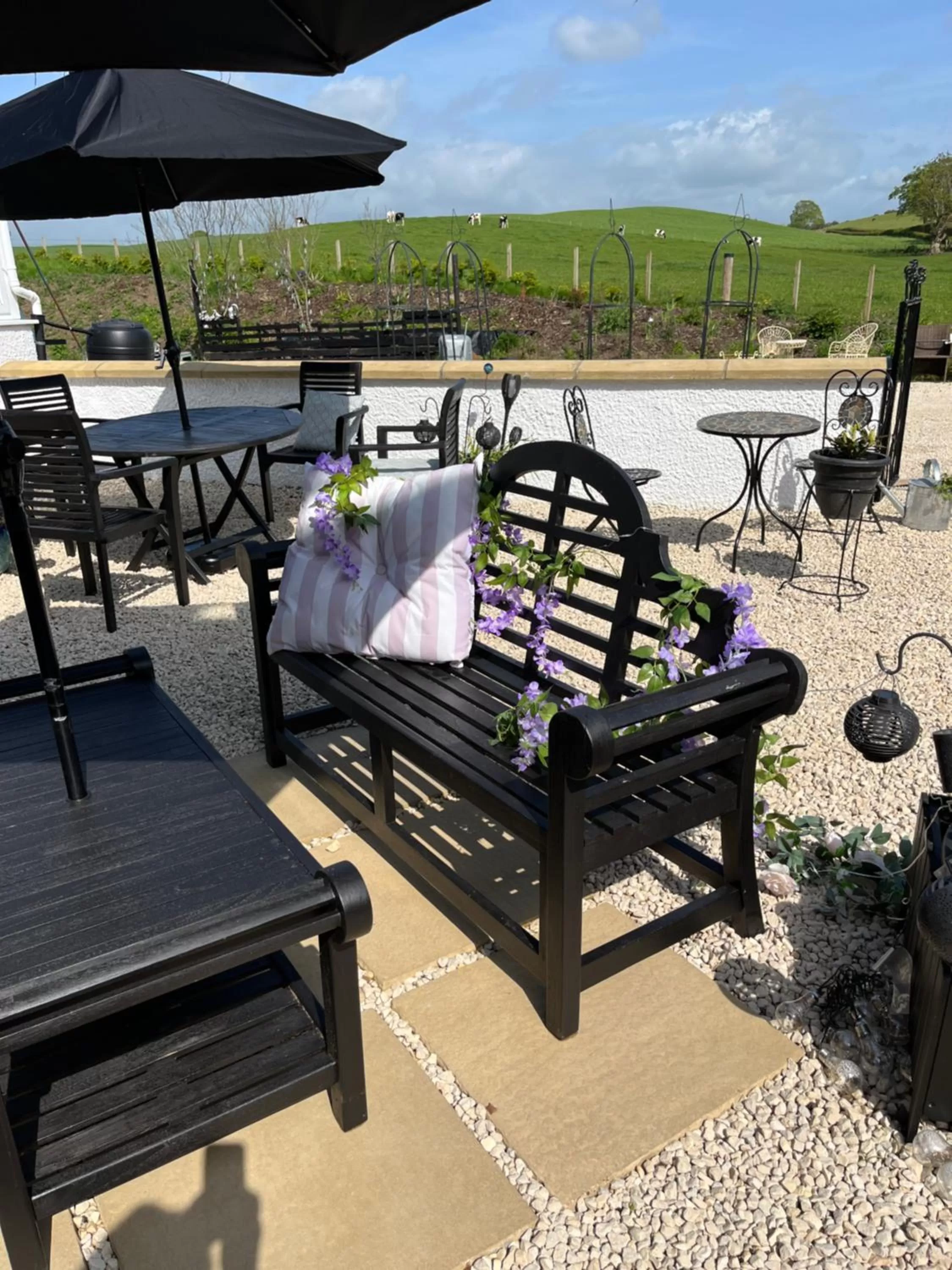 Seating area in Retreat at The Knowe Auchincruive Estate
