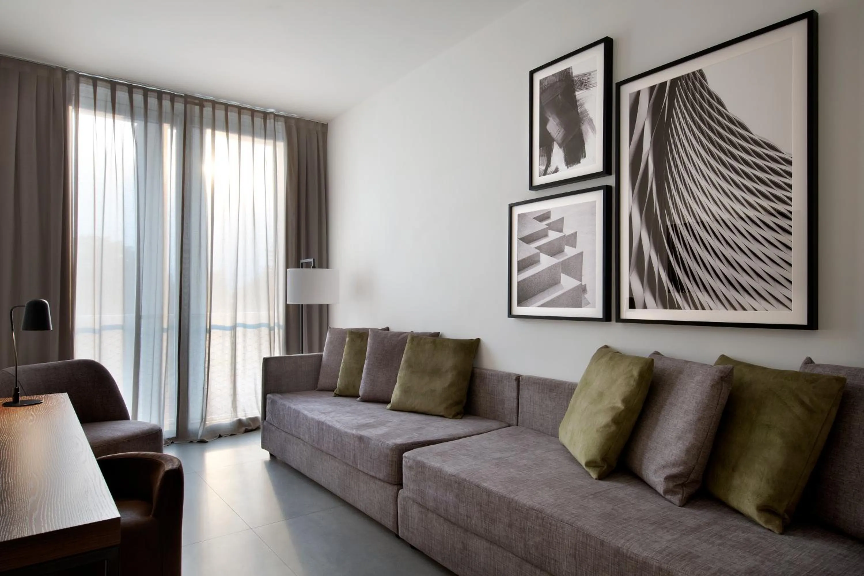 Living room in J Hotel