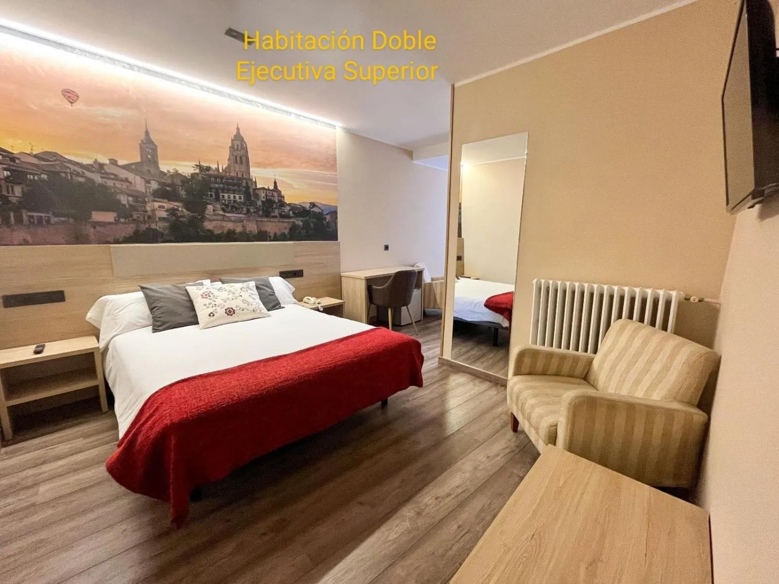 Decorative detail, Bed in Hotel Venta Magullo