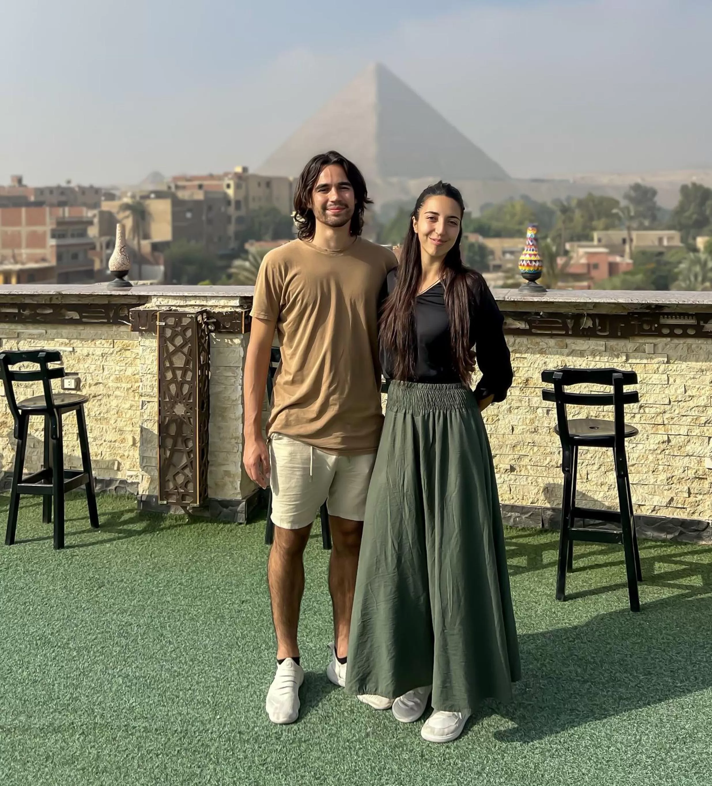 Guests in King Cheops Inn - Pyramid View