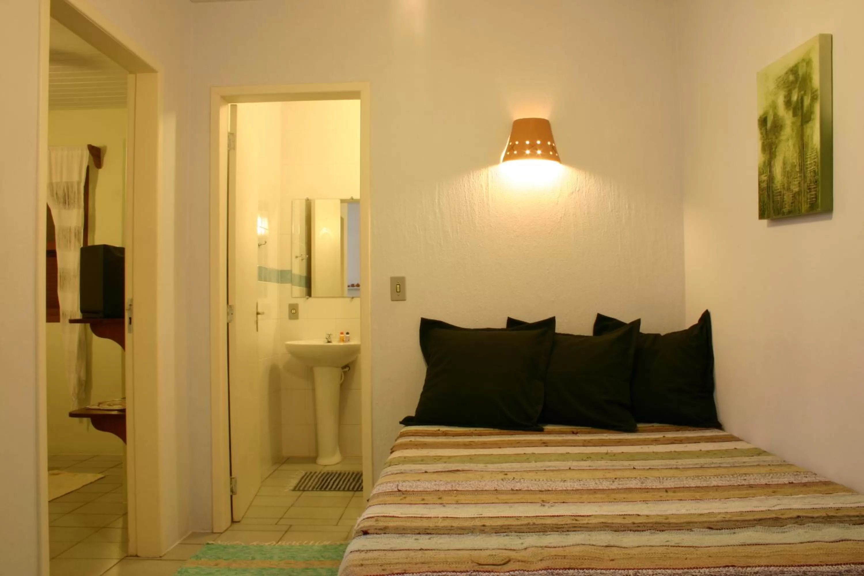 Bed in Pousada Barratur