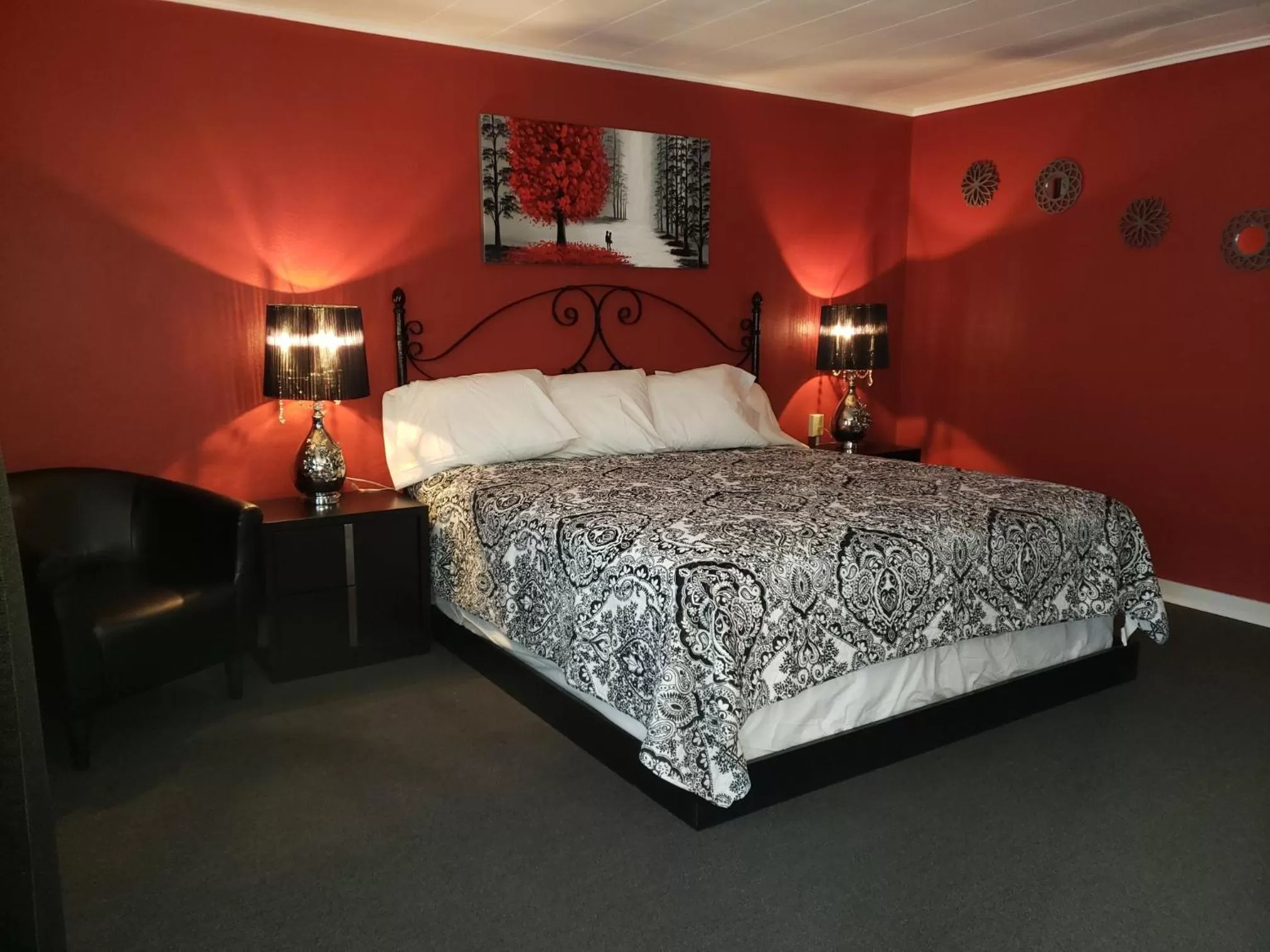 Bed in Blue Ridge Motel