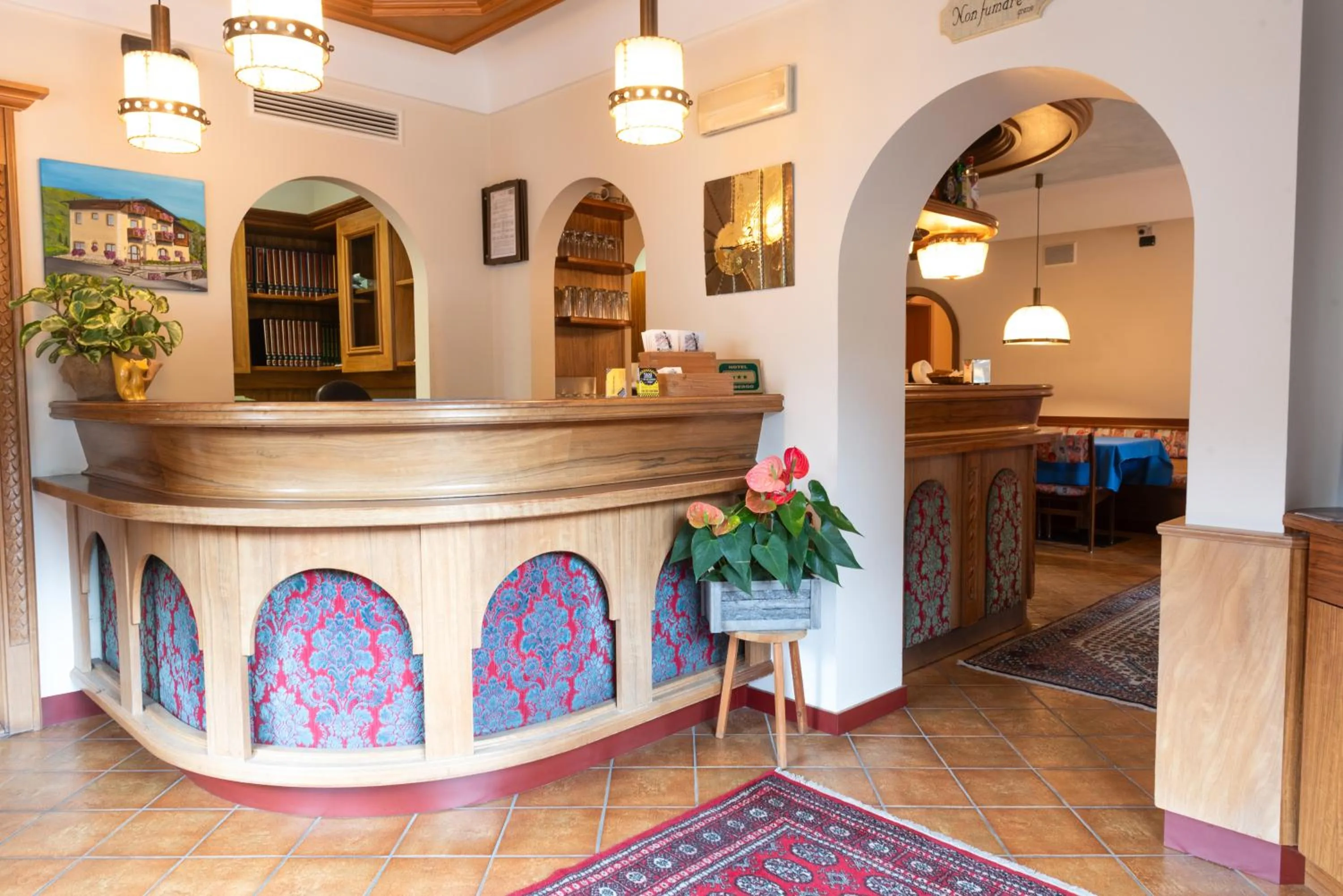 Lobby or reception in Hotel Garni Rin Da Rin