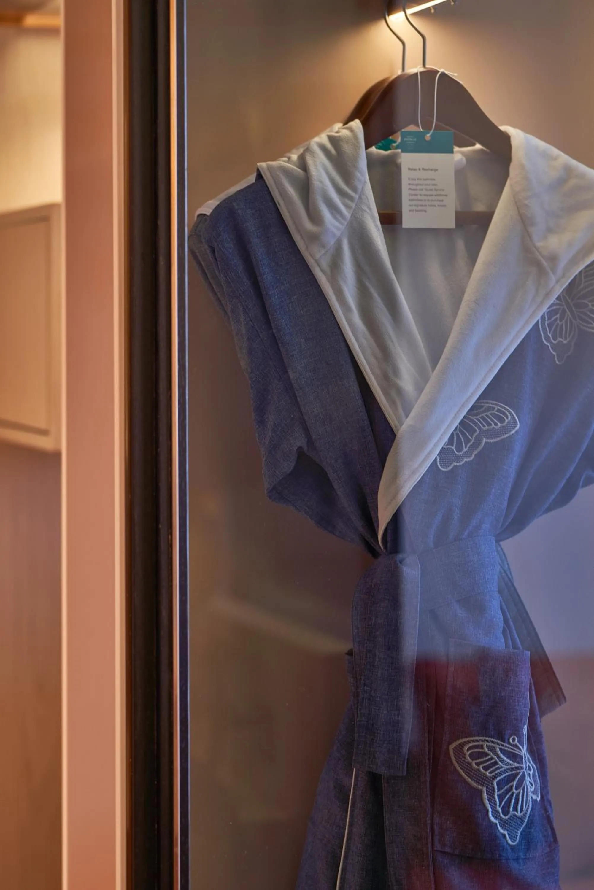 wardrobe in Hotel Indigo Hangzhou Uptown,Close to Westlake , boutique design hotel with freeflow minibar
