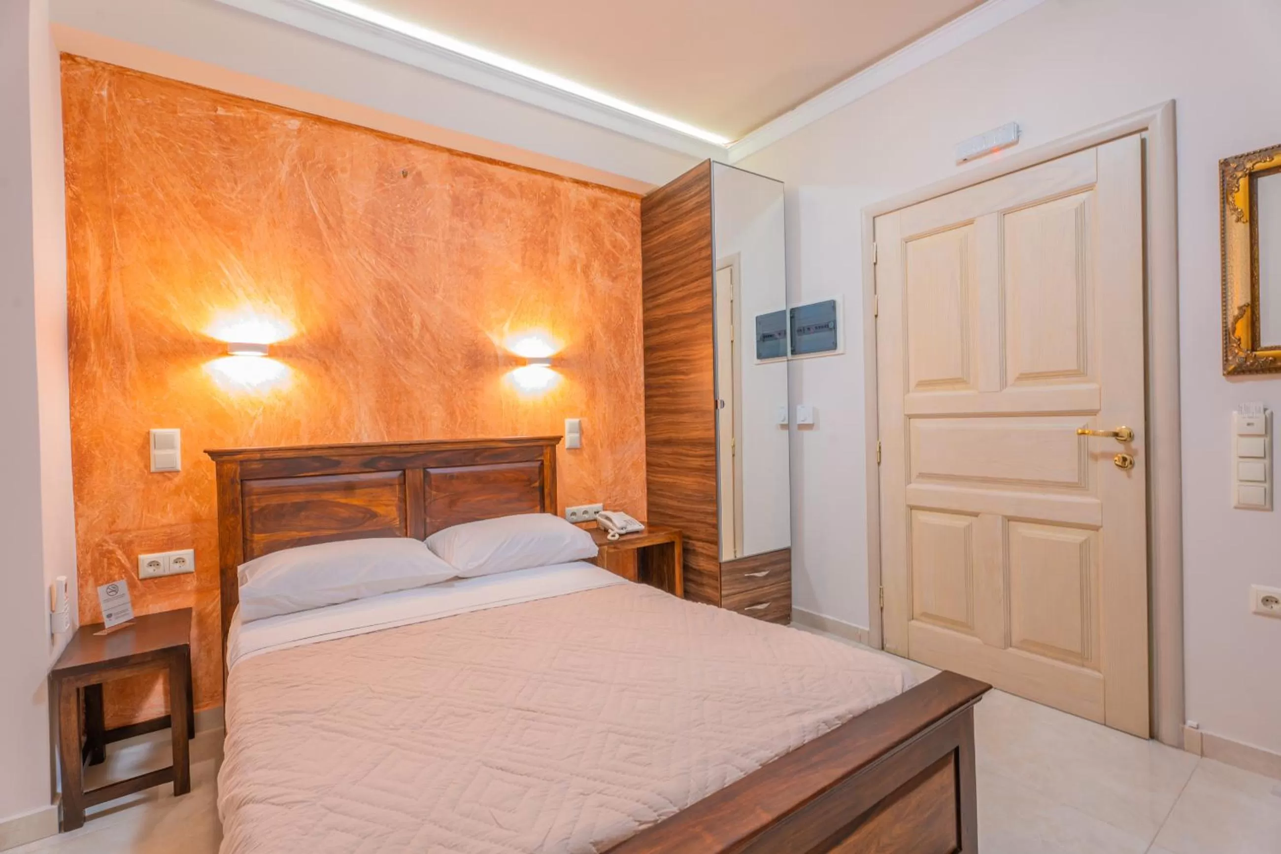 Bed in The Stone Manor , Noho boutique hotel Thissio