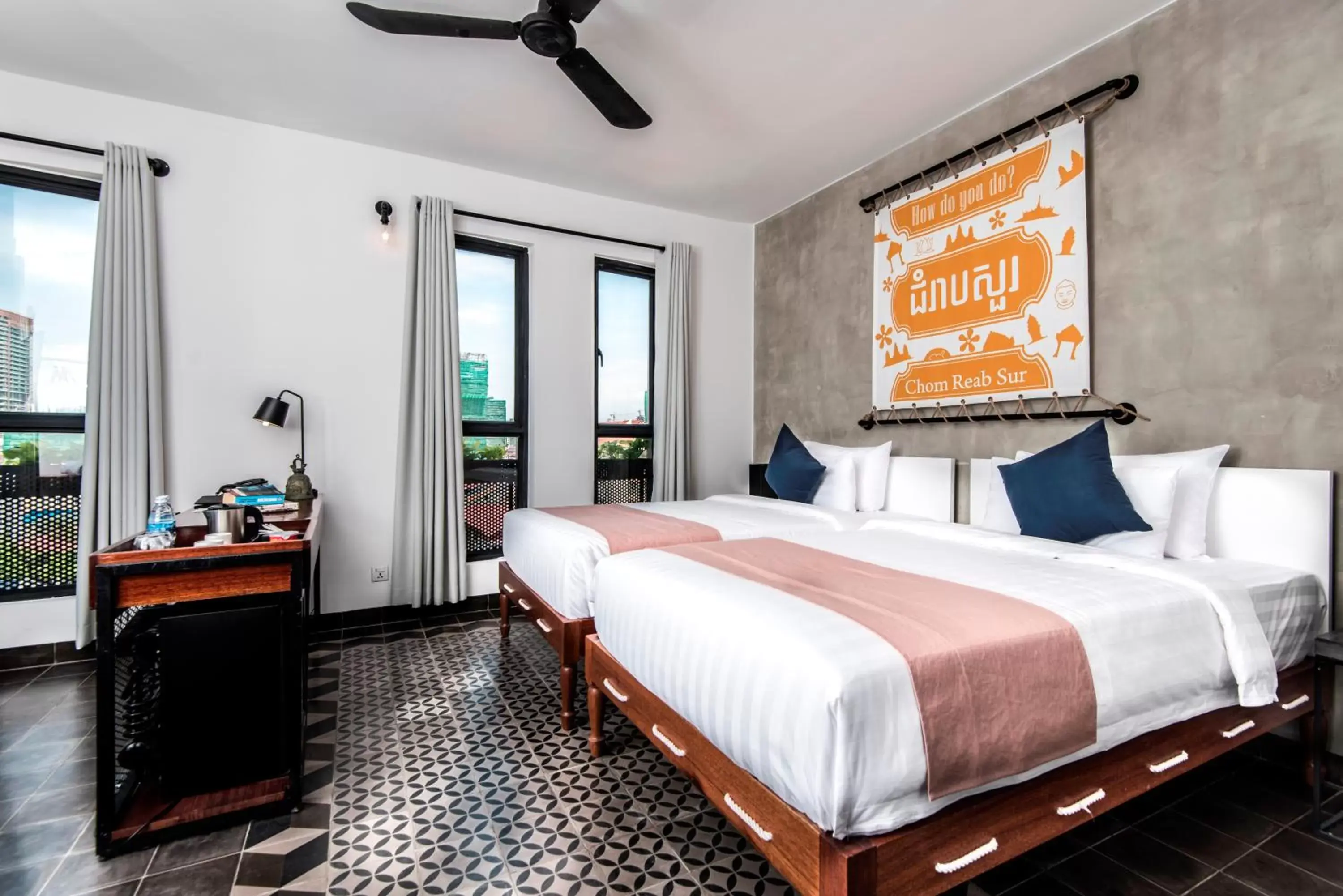 Deluxe Twin Room in Aquarius Hotel and Urban Resort Deluxe Twin Room in Aquarius Hotel and Urban Resort