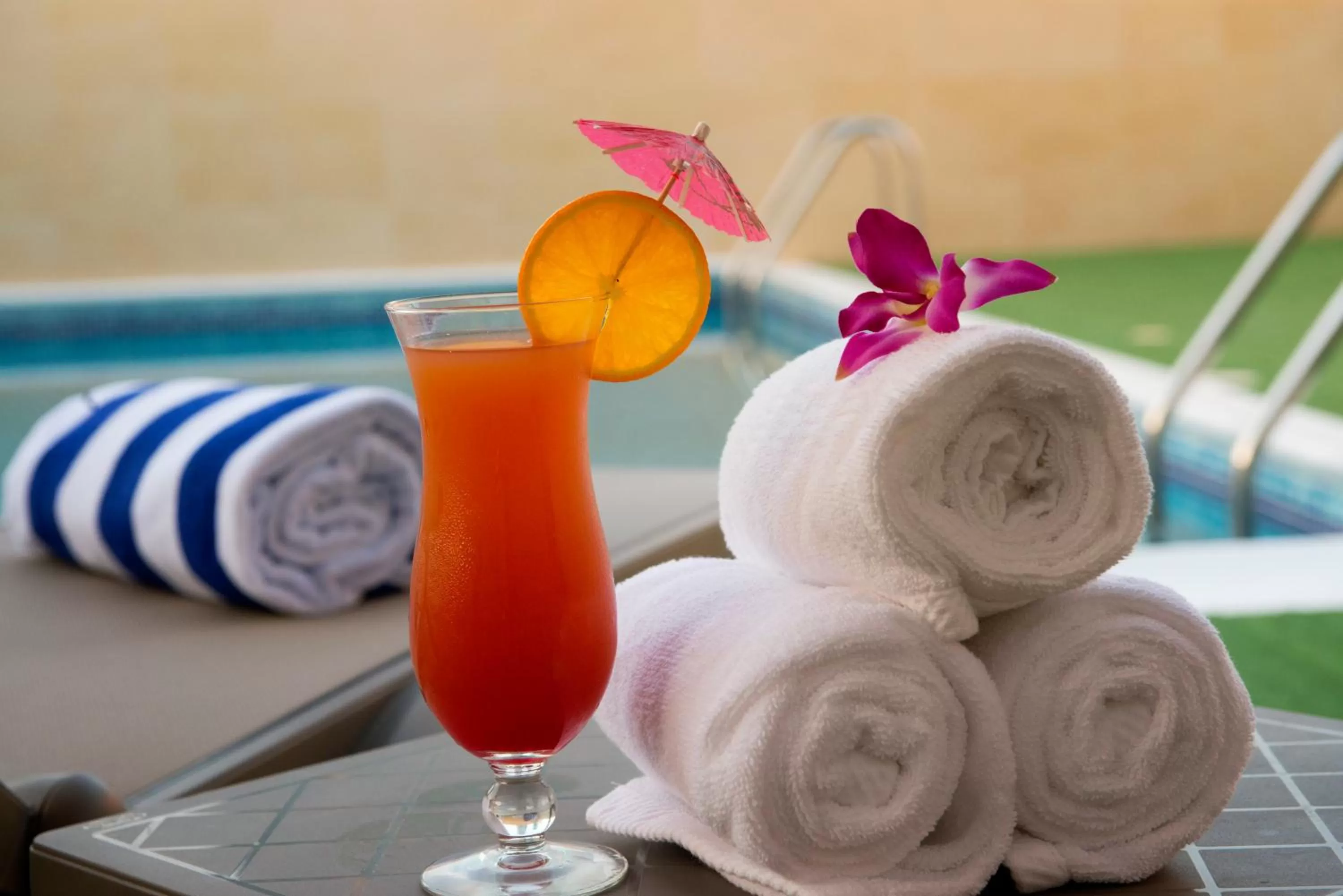 Swimming pool in Asdal Gulf Inn Boutique Hotel- SEEF