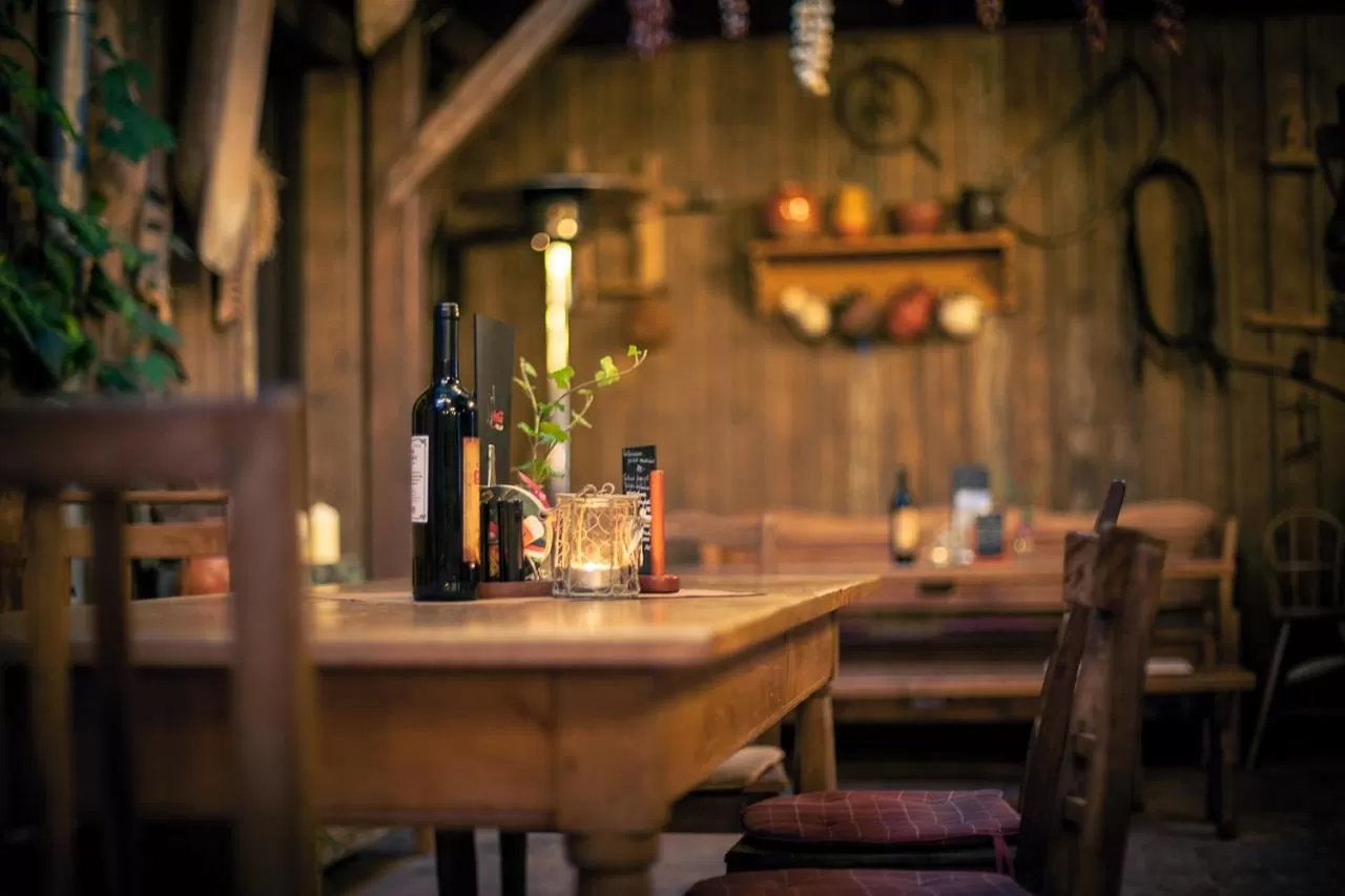 Area and facilities, Drinks in Huber Panzió