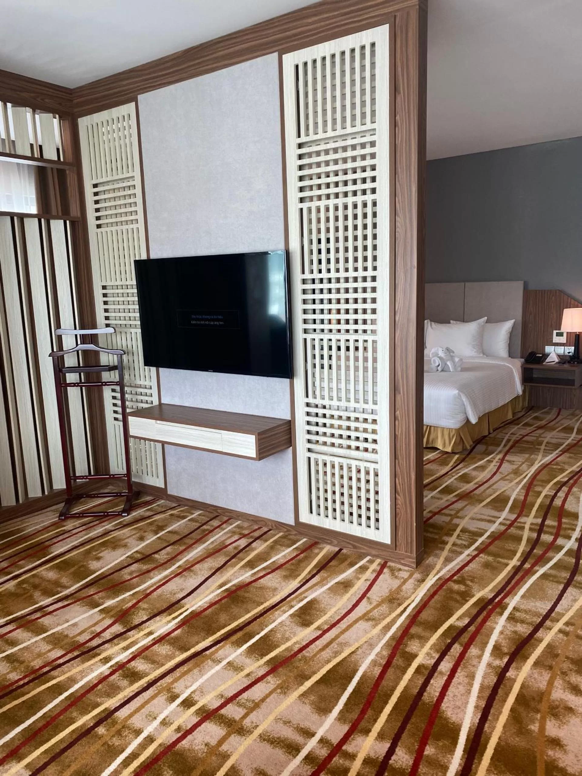 TV and multimedia, Bed in Muong Thanh Luxury Vien Trieu Nha Trang