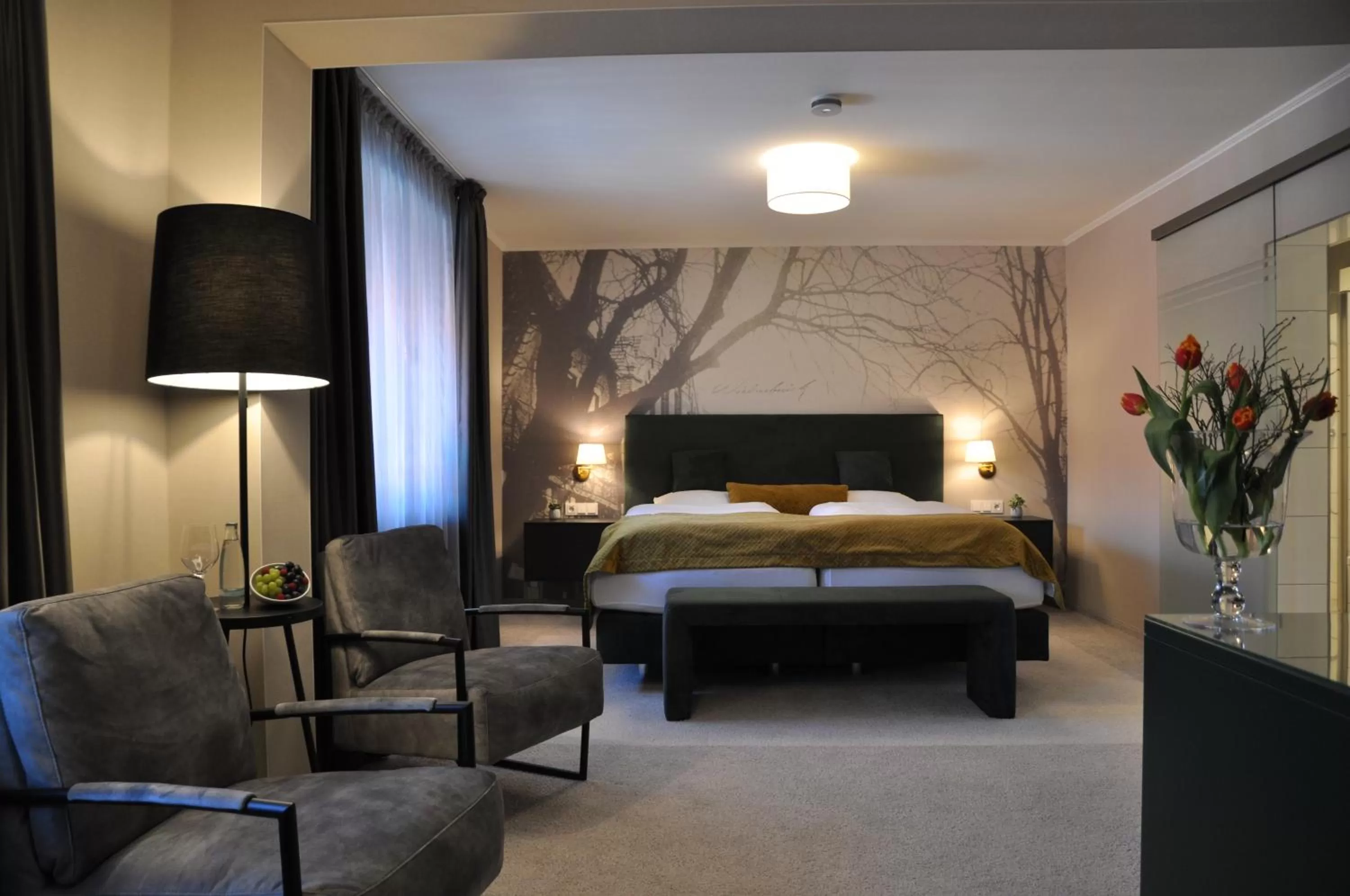 Bedroom, Bed in Ratskeller Wiedenbrück