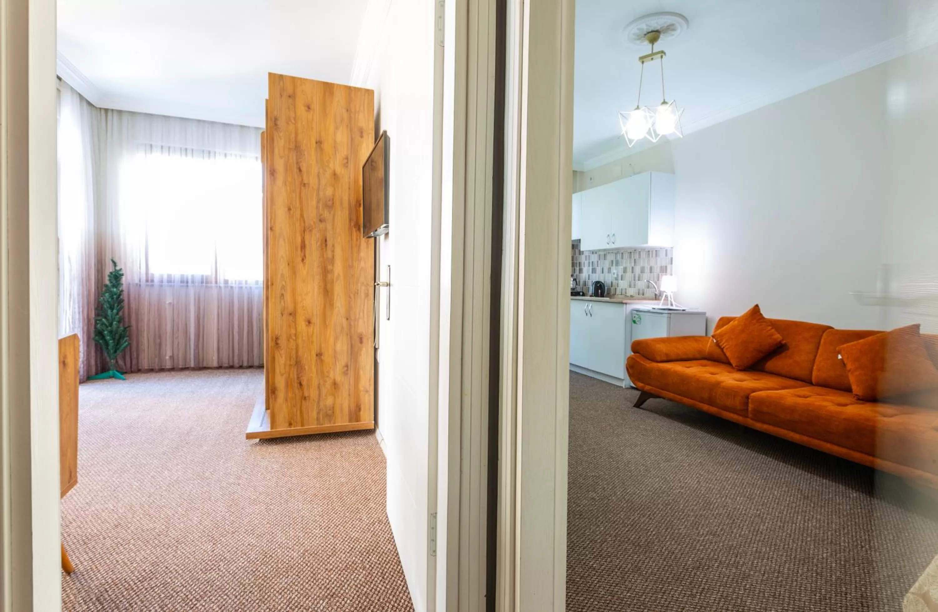 Seating Area in Bikka&Asell Suite Hotel