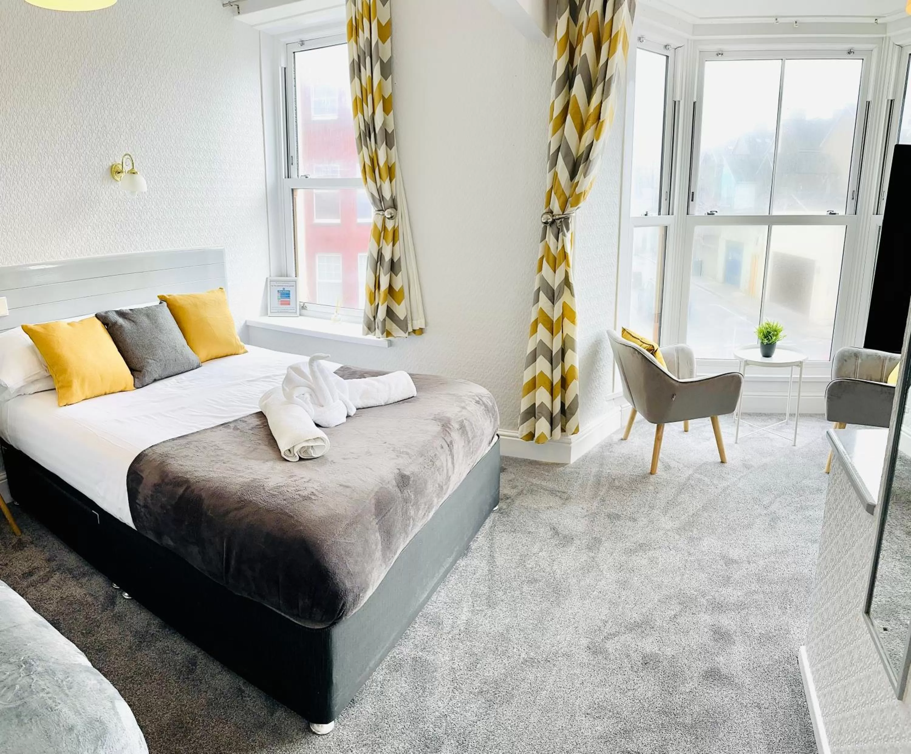 Bed in gwesTY Guest House