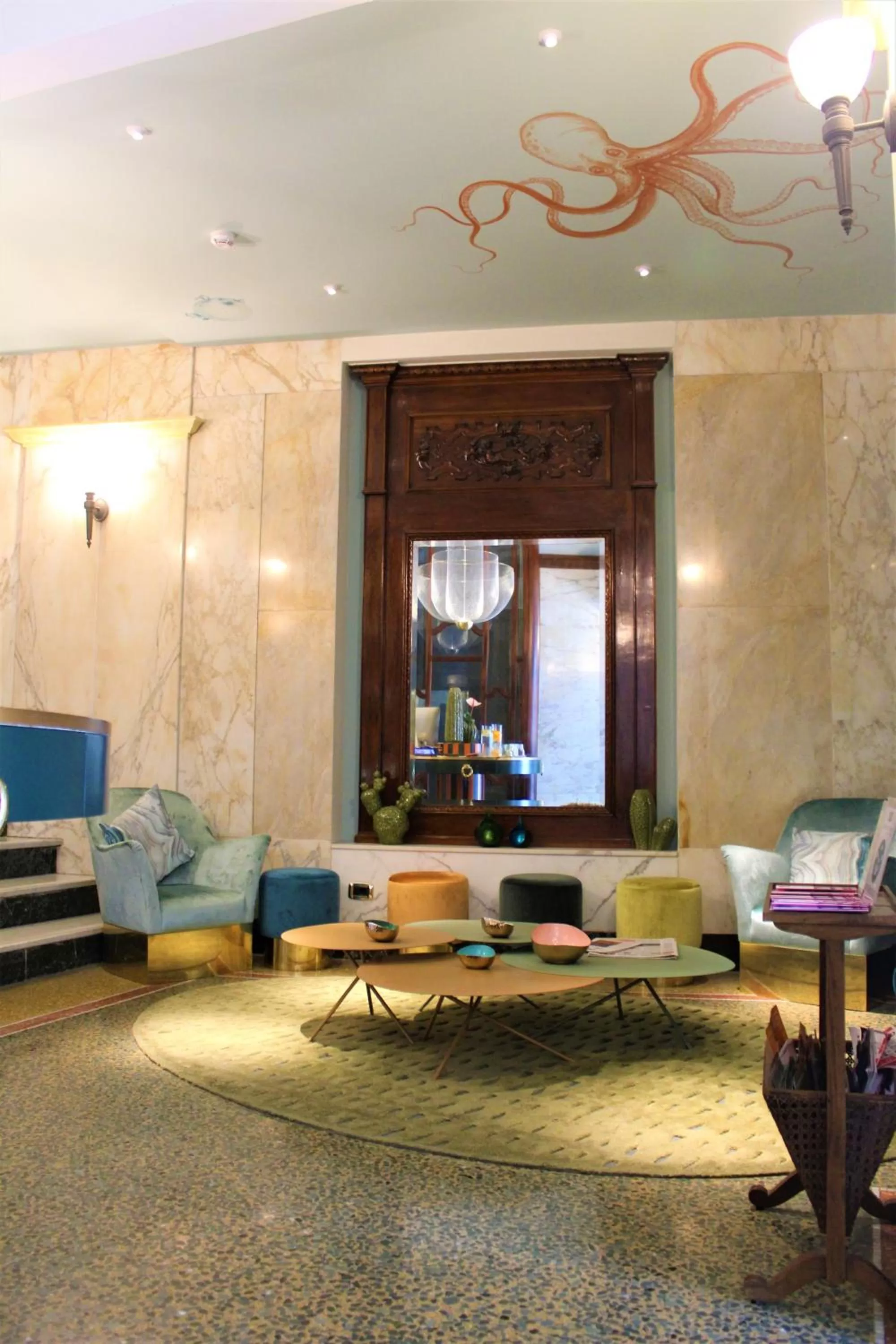 Lobby or reception in Hotel Continental Genova