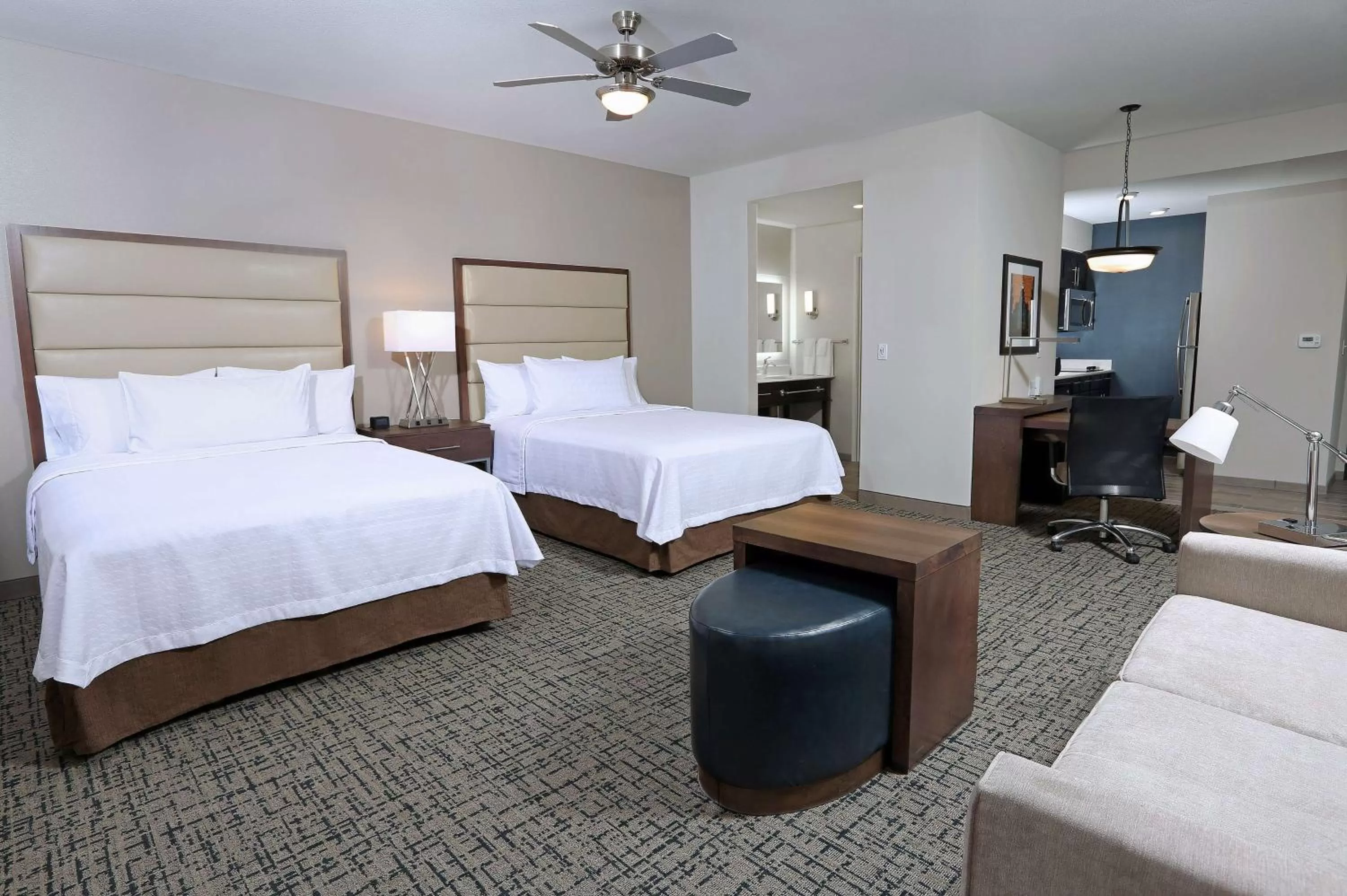 Queen Suite with Two Queen Beds - Non-Smoking in Homewood Suites By Hilton West Fargo/Sanford Medical Center