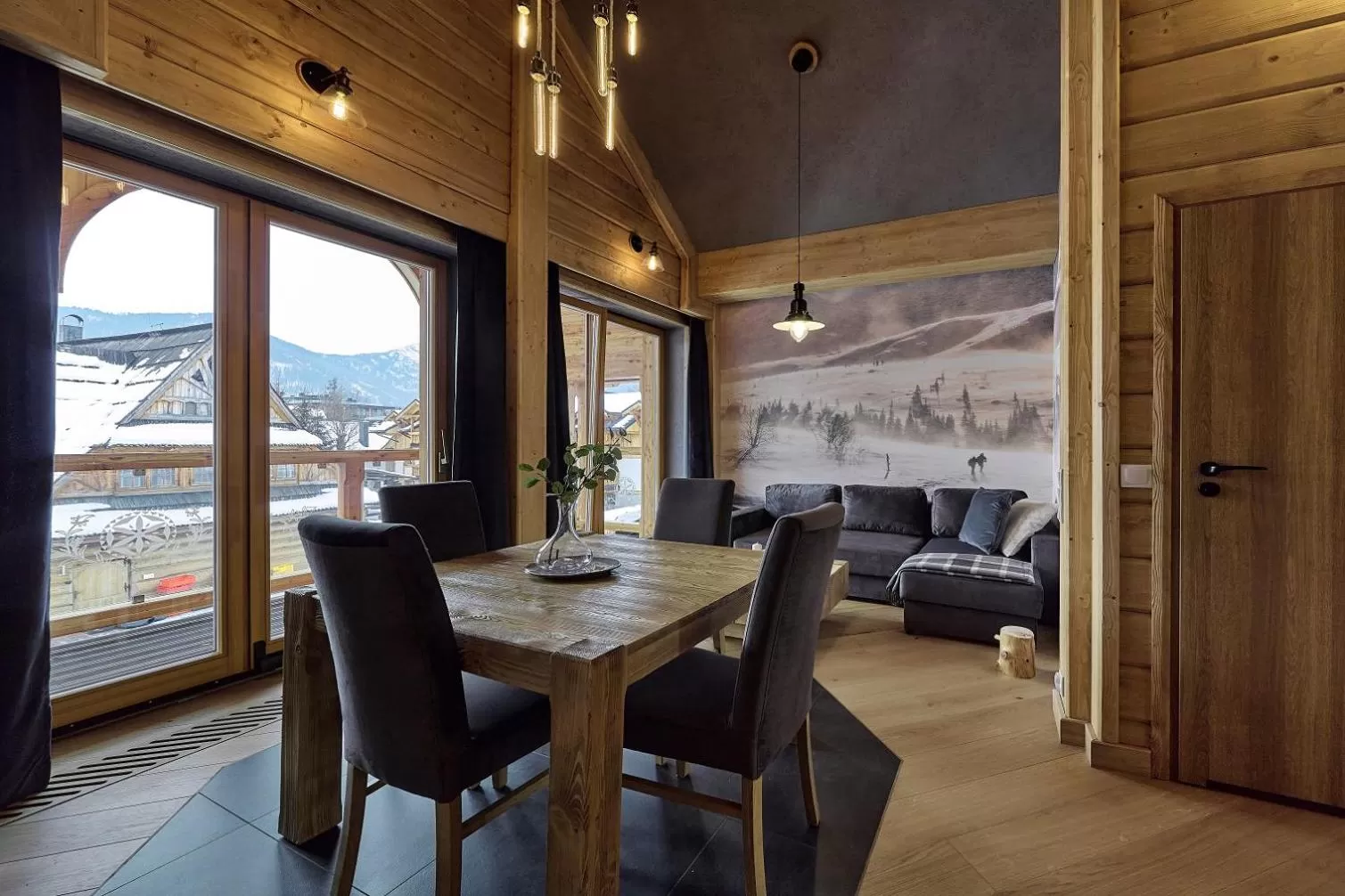 Living room in Aparthotel Giewont