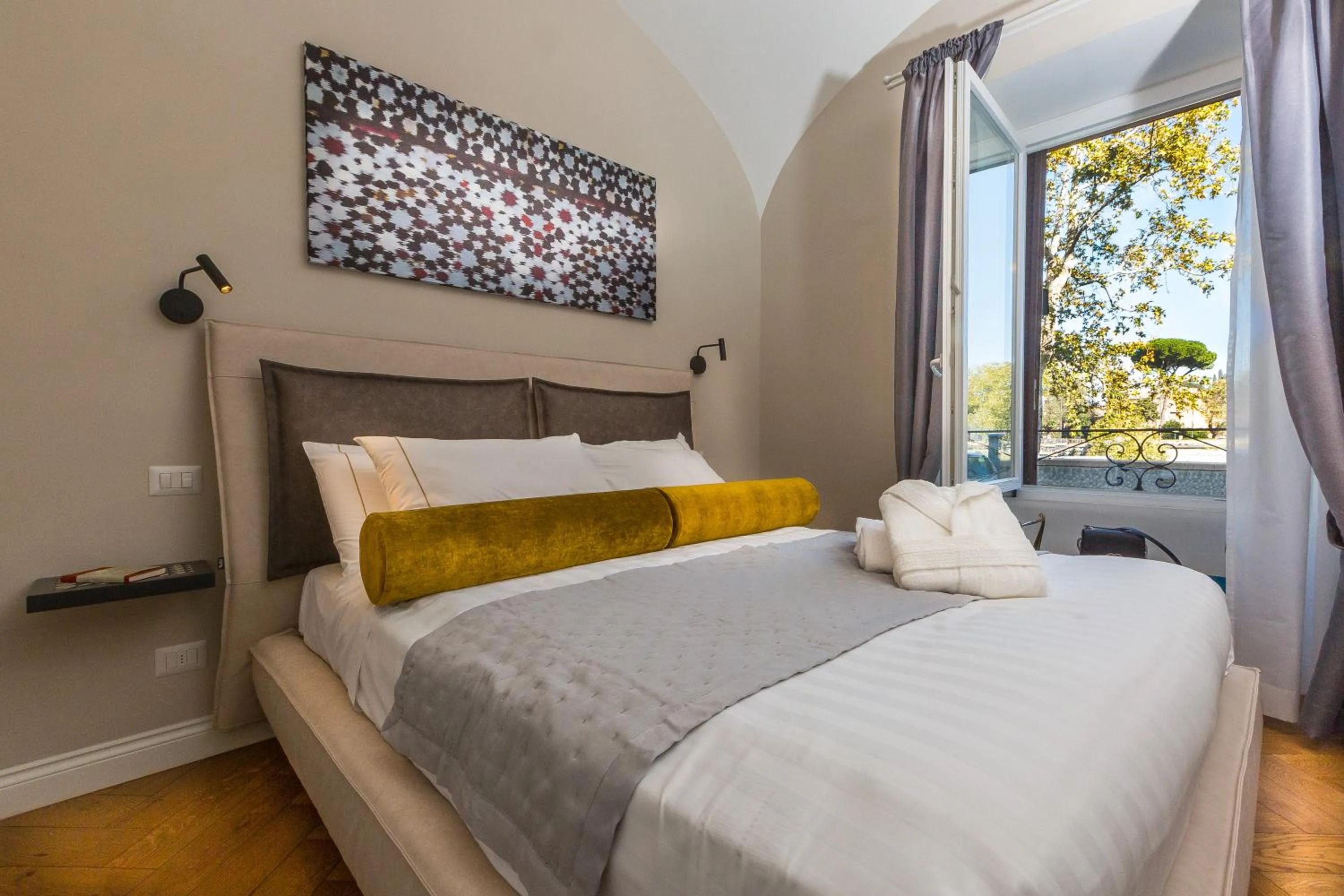 Bed in Palazzo Baj in Trastevere